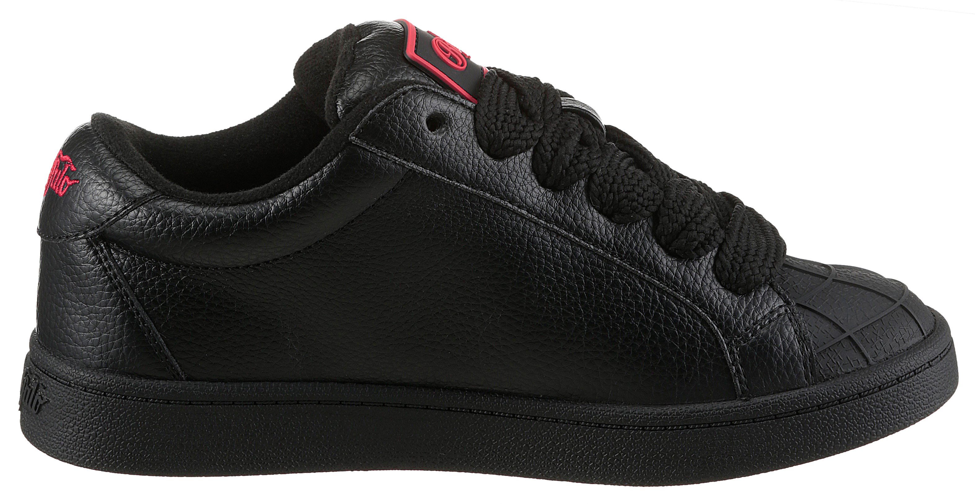 Buffalo Sneakers Liberty vrijetijdsschoen, veterschoen, lage schoen met trendy vlammenmotief