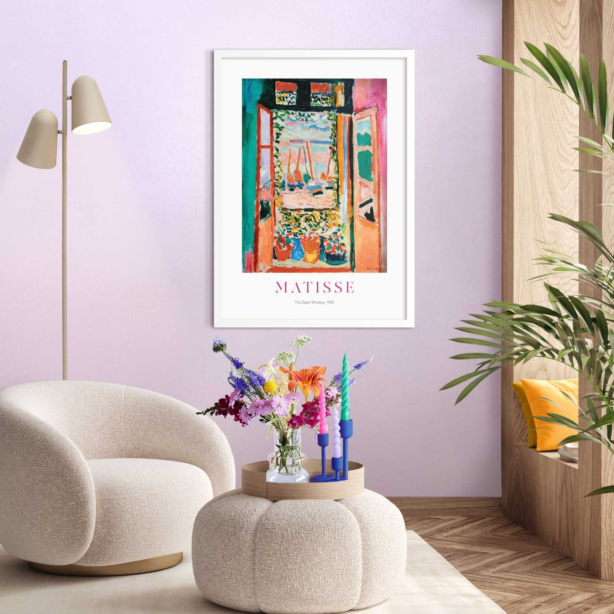 Reinders! Artprint op linnen Matisse - window
