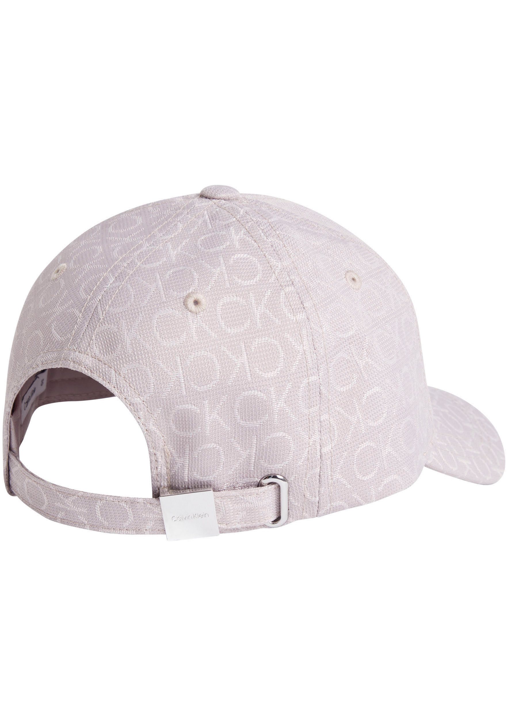 Calvin Klein Baseball pet MONOGRAM JACQUARD CAP Alloverpatroon klemsluiting