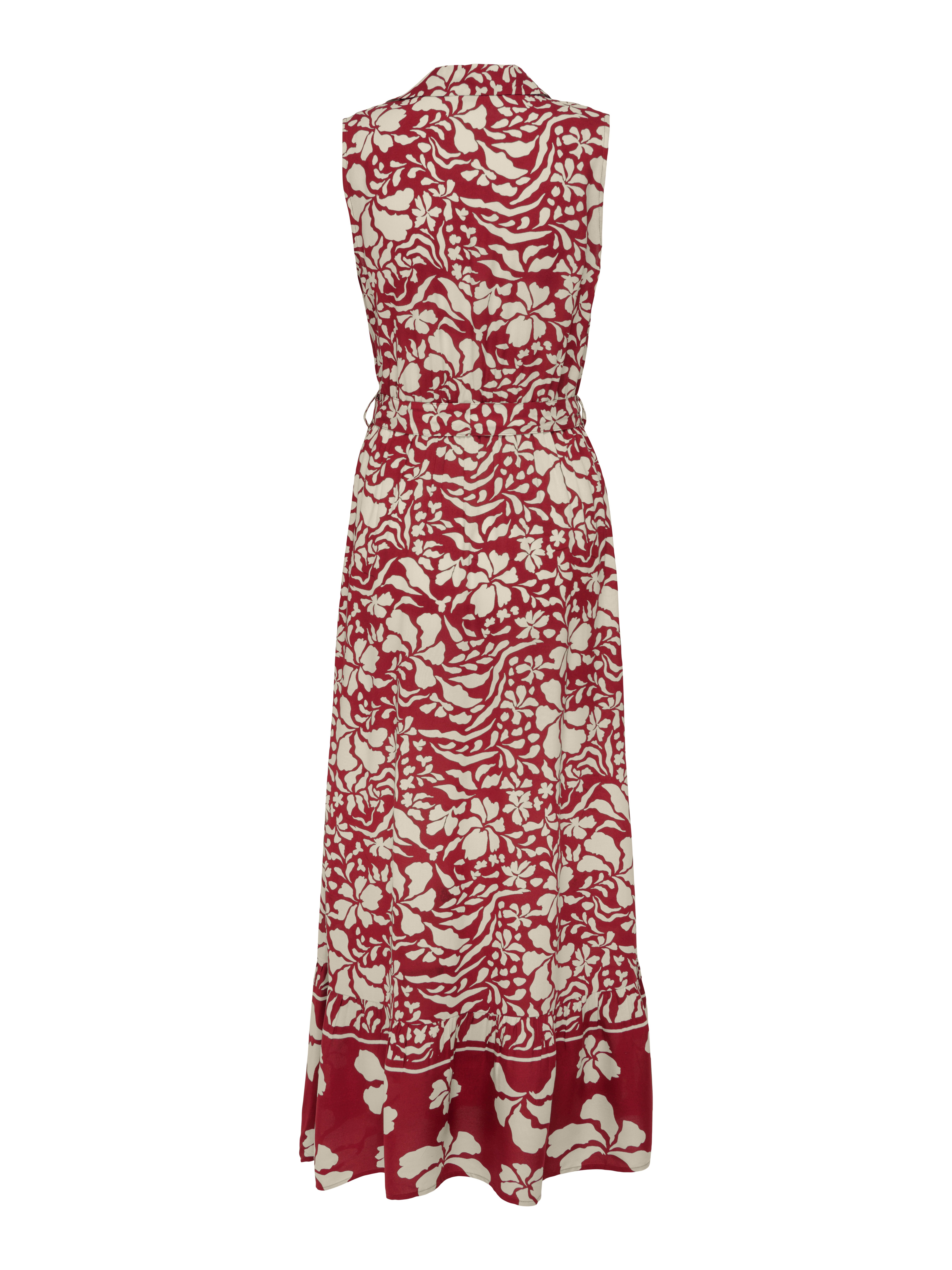 Only Maxi-jurk ONLVIBE LIFE S/L SHIRT LONG DRESS WVN