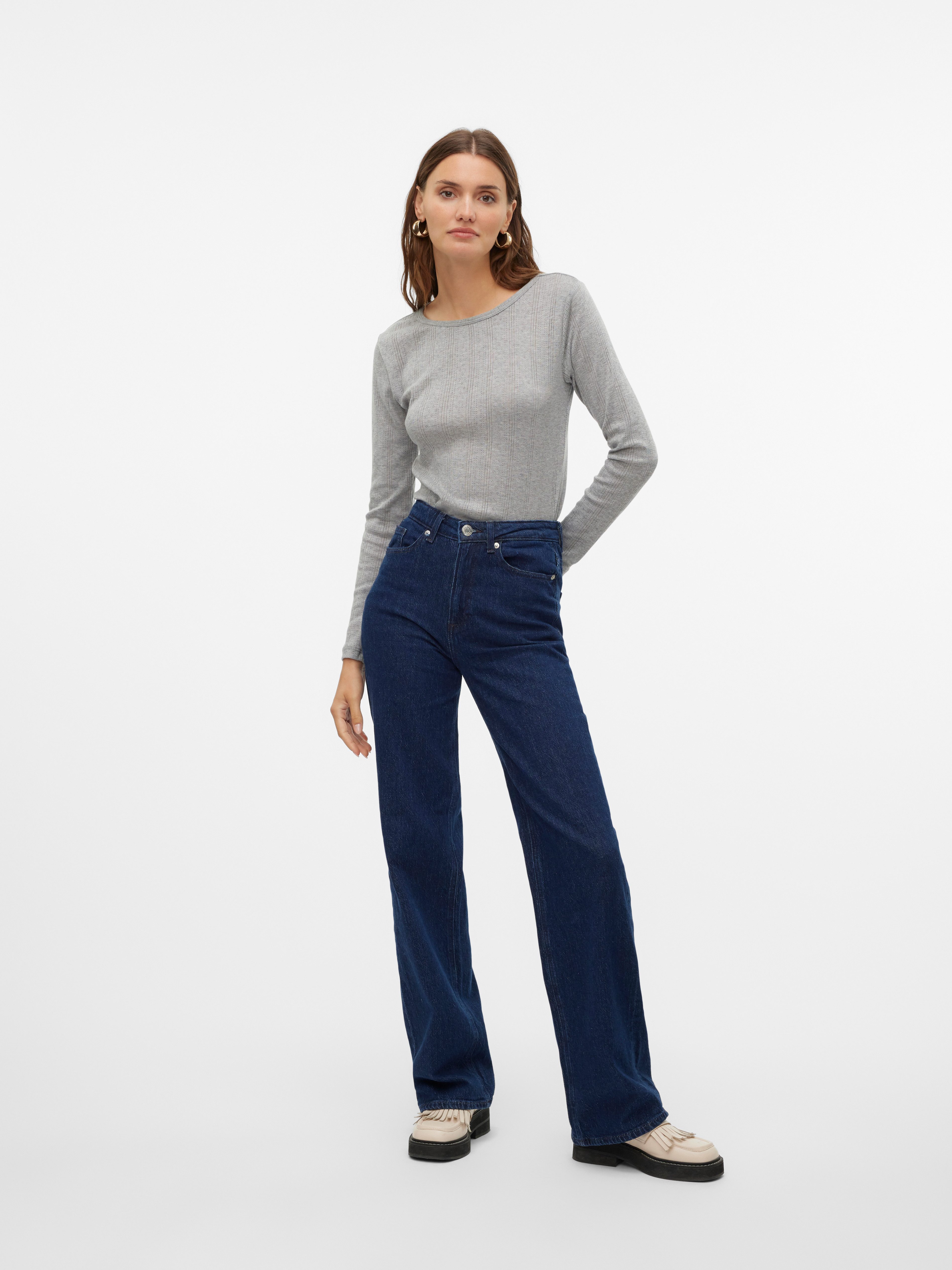 Vero Moda Shirt met lange mouwen VMLISA LS TOP JRS NOOS