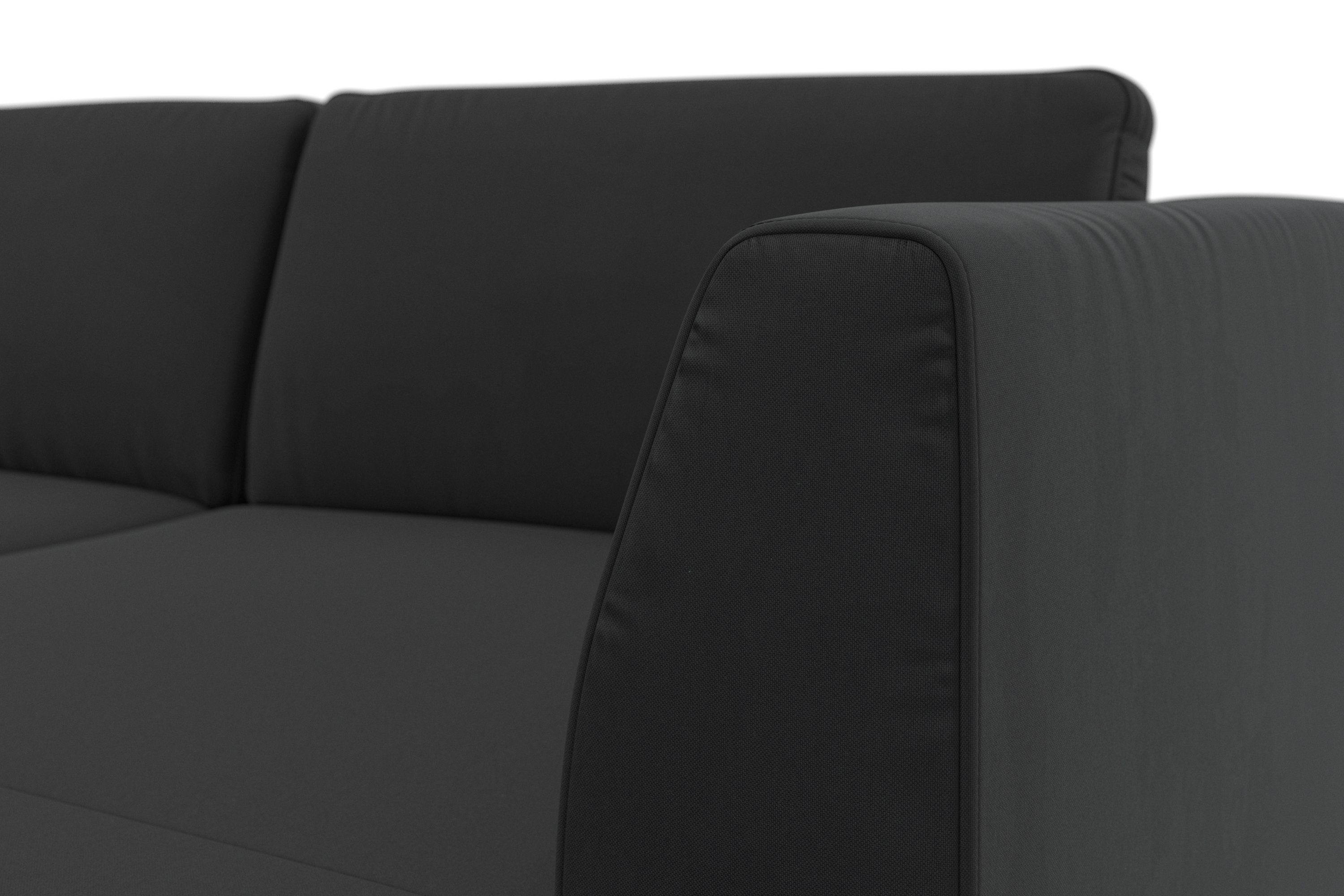 sit&more Zithoek Olsen U-vorm inclusief zitdiepteverstelling, naar keuze met slaapfunctie, 15 cm hoog