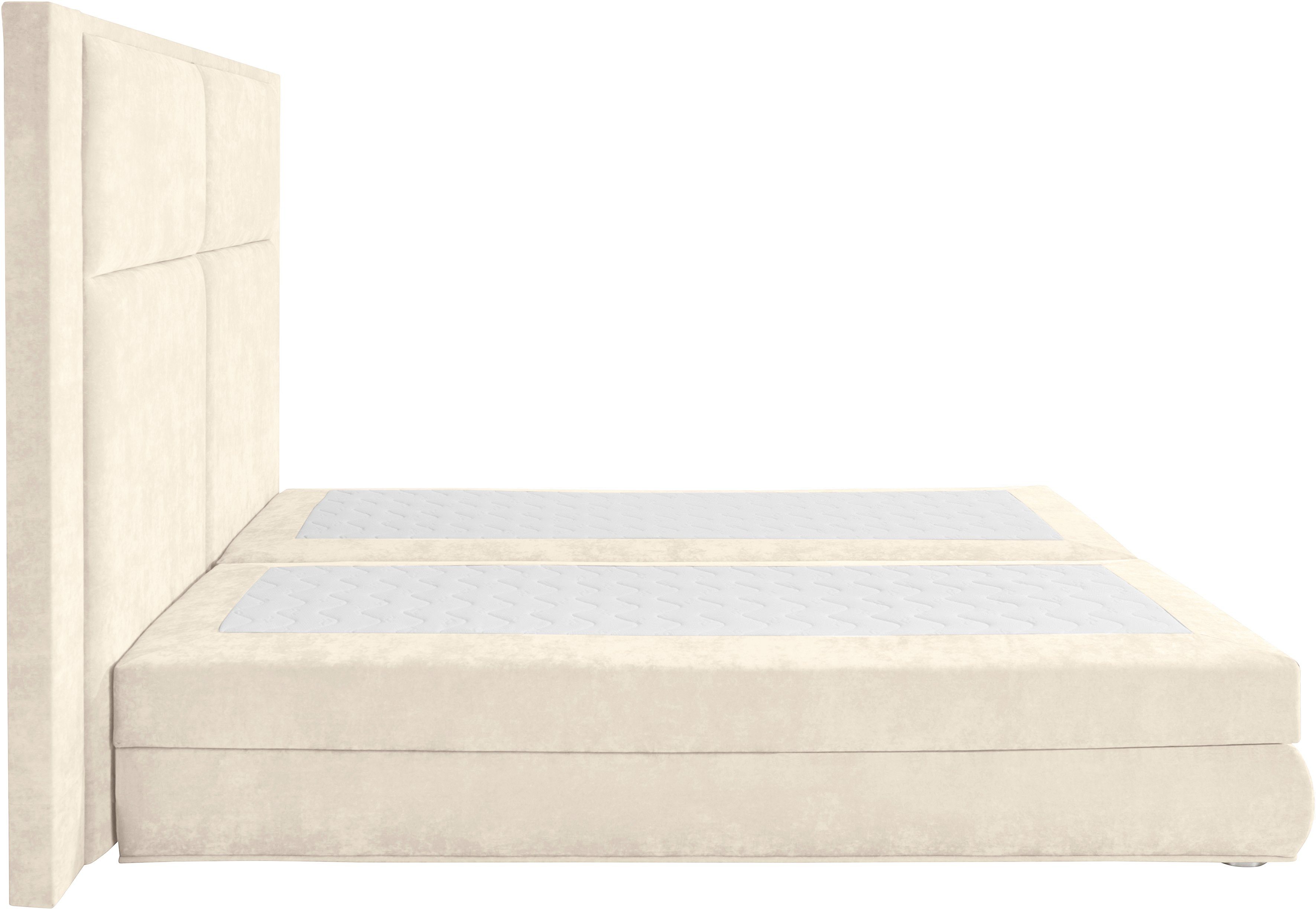 COLLECTION AB Boxspring Copenhagen inclusief bedkist, topmatras, naar keuze met ledverlichting