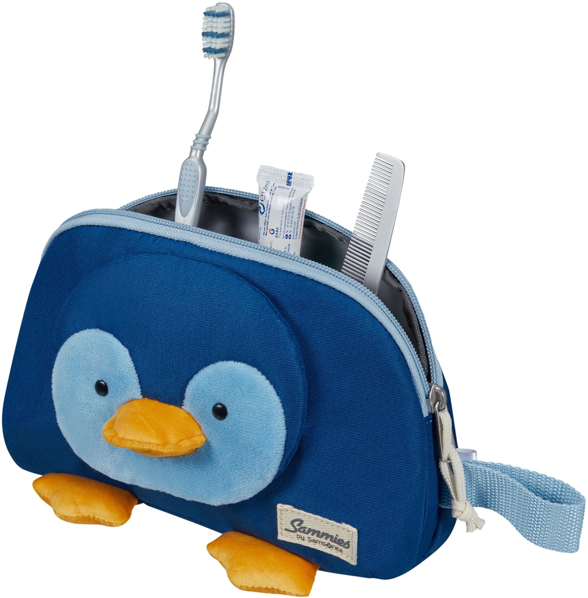Samsonite Toilettas Happy Sammies ECO, Penguin Peter Kinderen toilettas Kinder reis toilettas Kinder beautybag