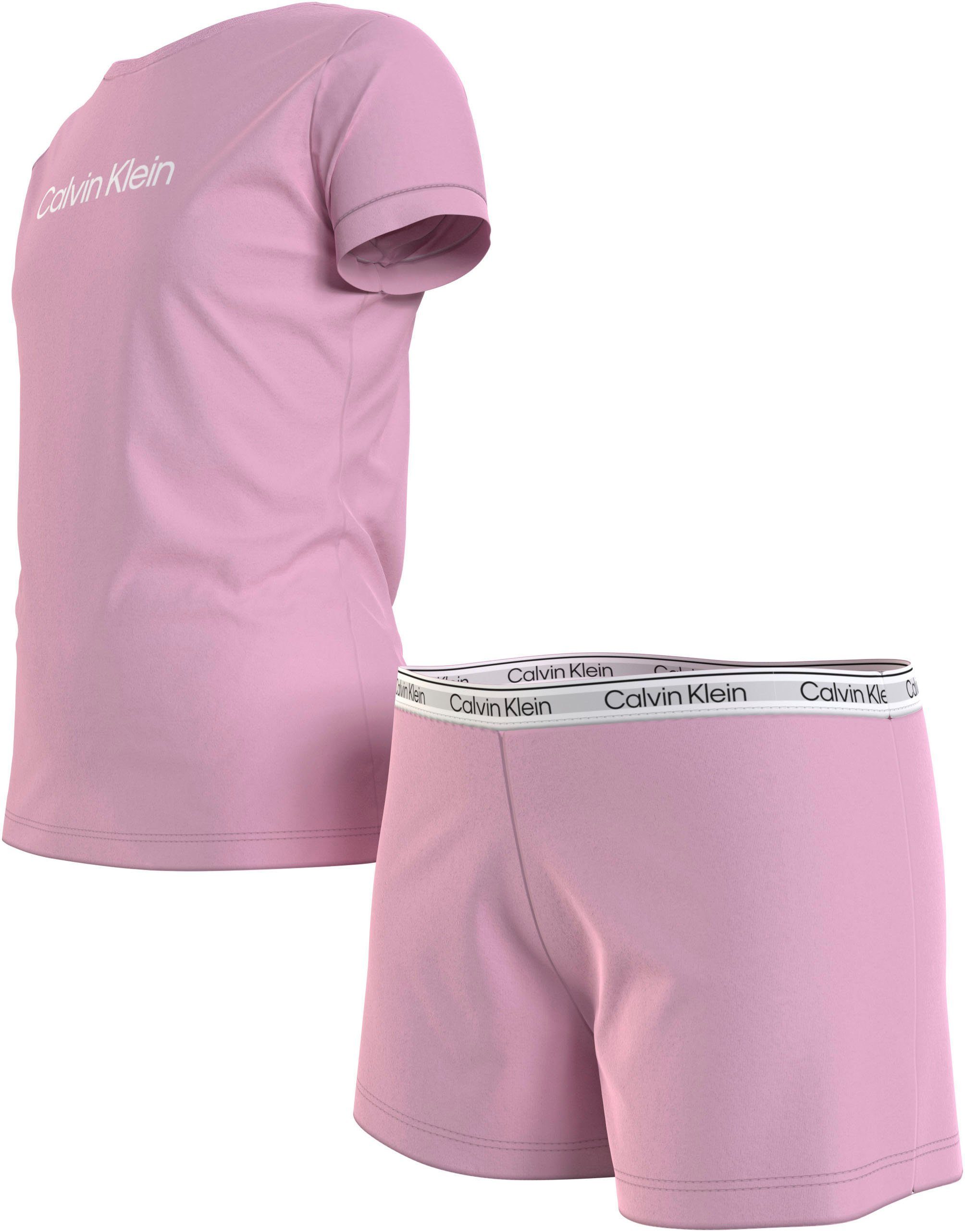 Calvin Klein Pyjama KNIT PJ SET (SS+SHORT) (set, 2-delig)
