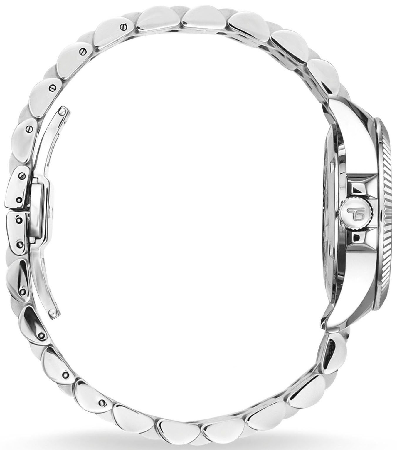 THOMAS SABO Kwartshorloge DIVINE Polshorloge, dameshorloge, datum, mineraalglas met saffiercoating