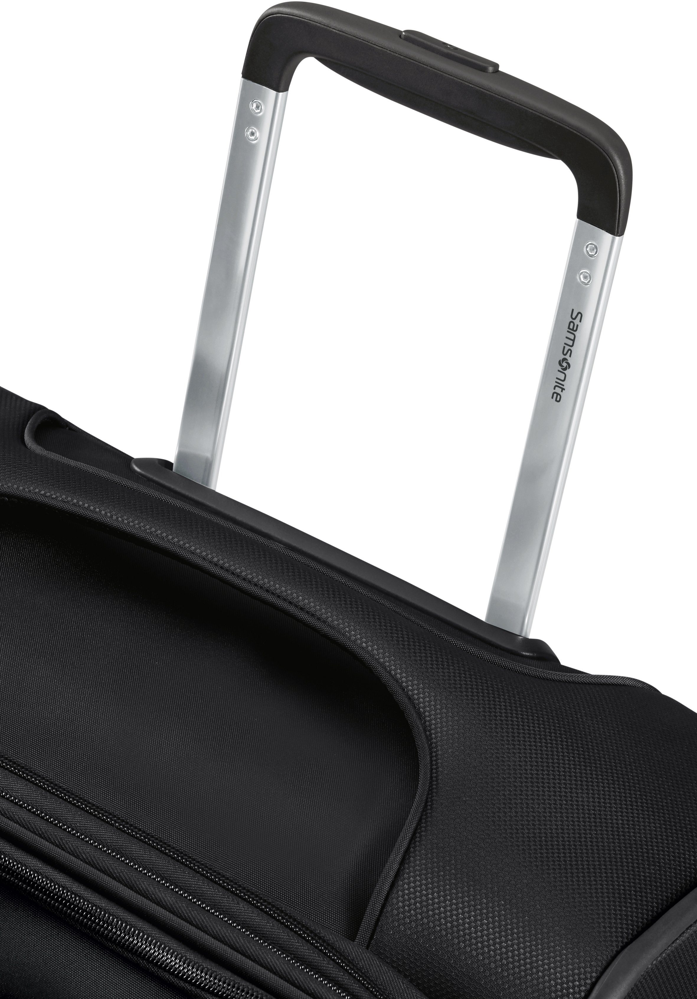 Samsonite Zachte bagage trolley D'LITE, verschillende maten en kleuren Reiskoffer zachte schaal koffer TSA-cijferslot in klassiek ontwerp