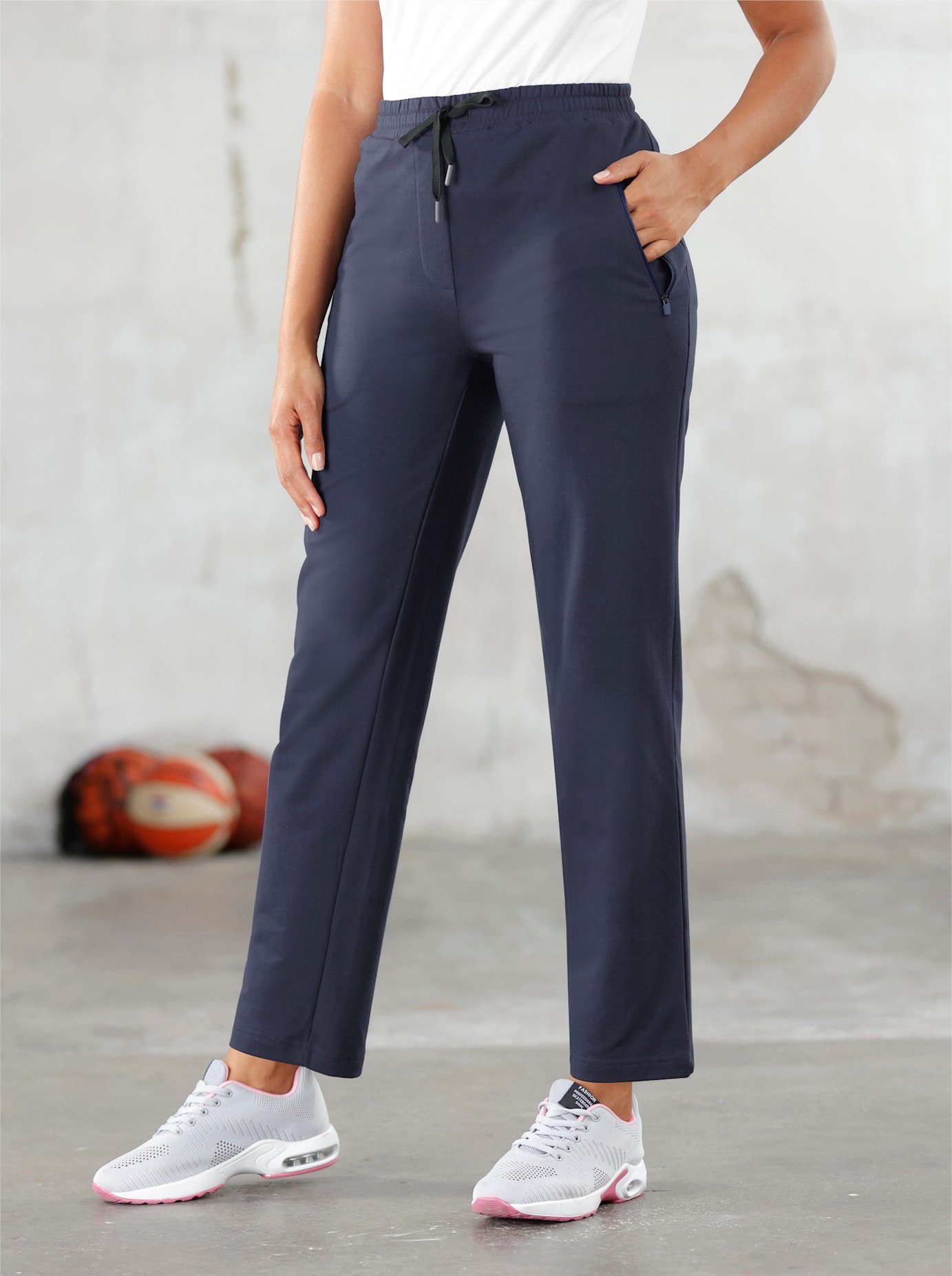 Catamaran Trainingsbroek dames sportbroeken maat 40/42 blauw
