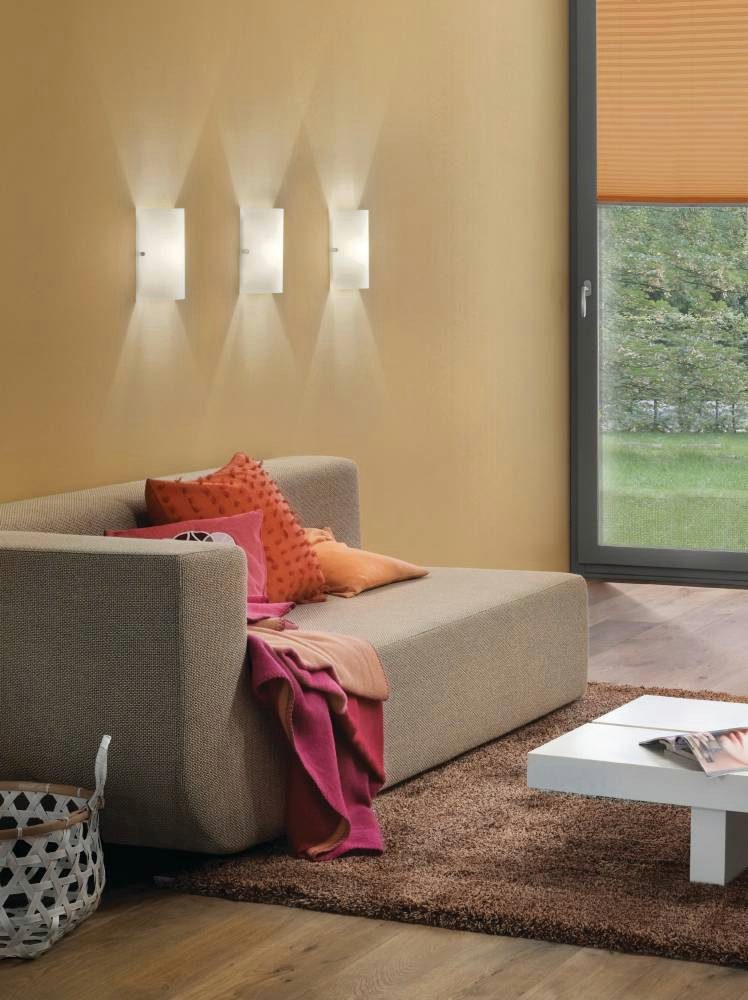 EGLO Wandlamp TROY 3 wandlamp, wandverlichting, gesatineerd glas in wit, E14