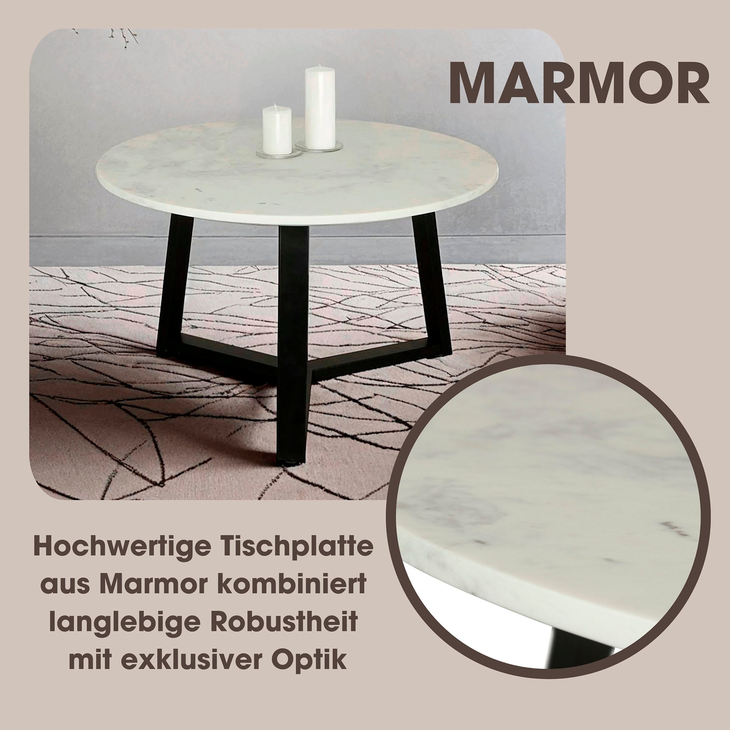 byLIVING Salontafel Cross (1 stuk)