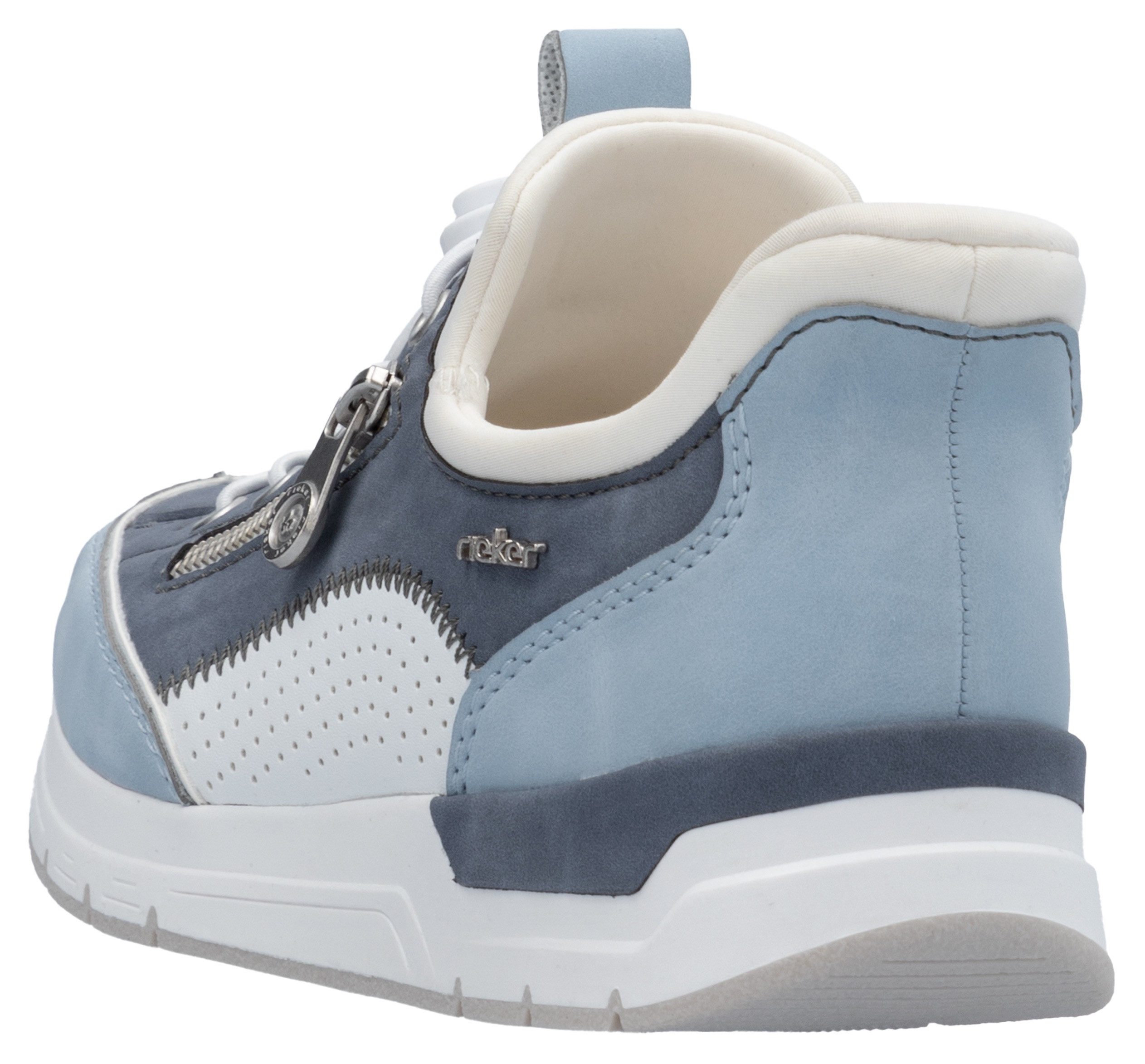 Rieker Slip-on sneakers , instapschoen, lage schoen, vrijetijdsschoen met zachte schacht