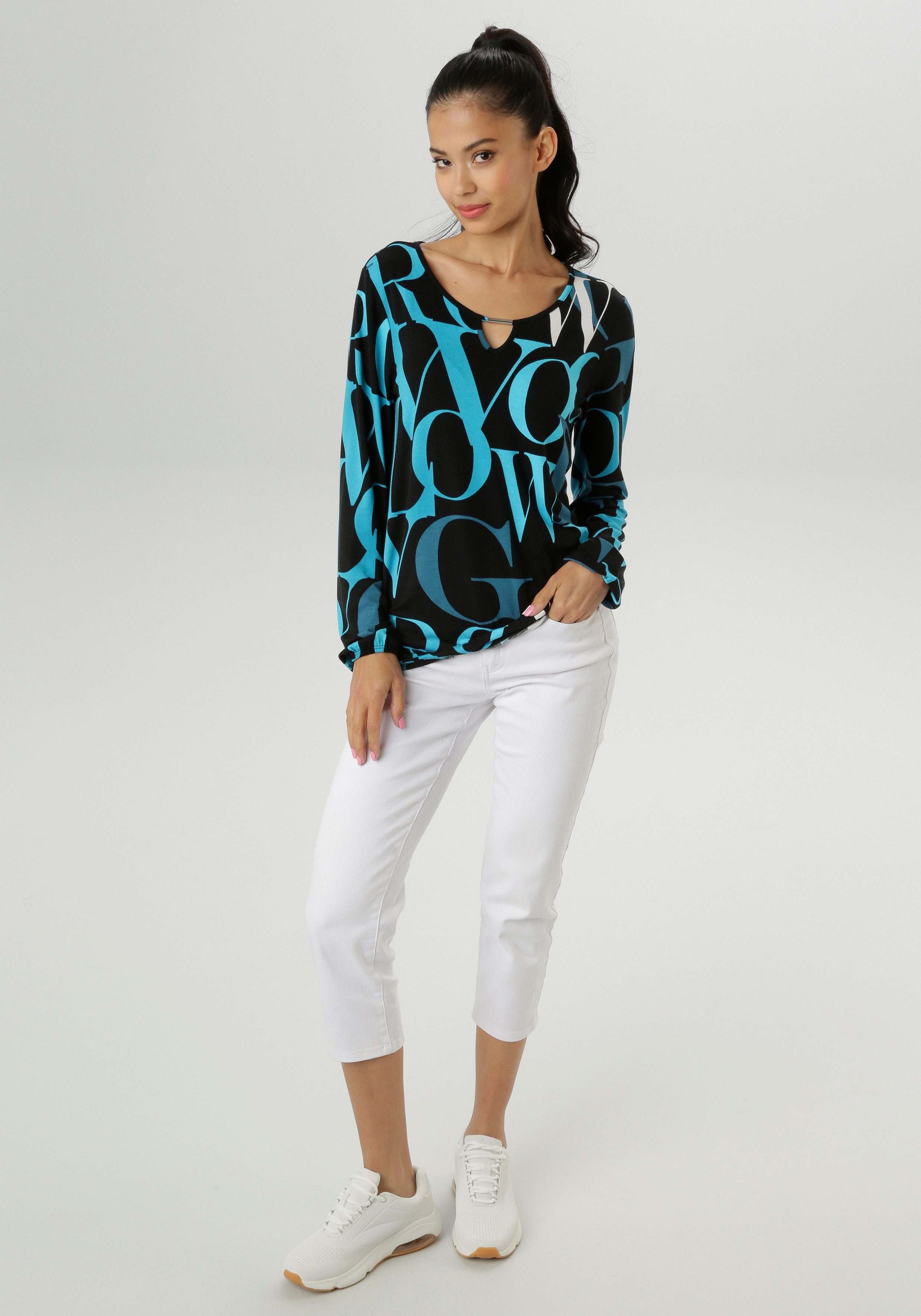 Aniston SELECTED Shirt met lange mouwen