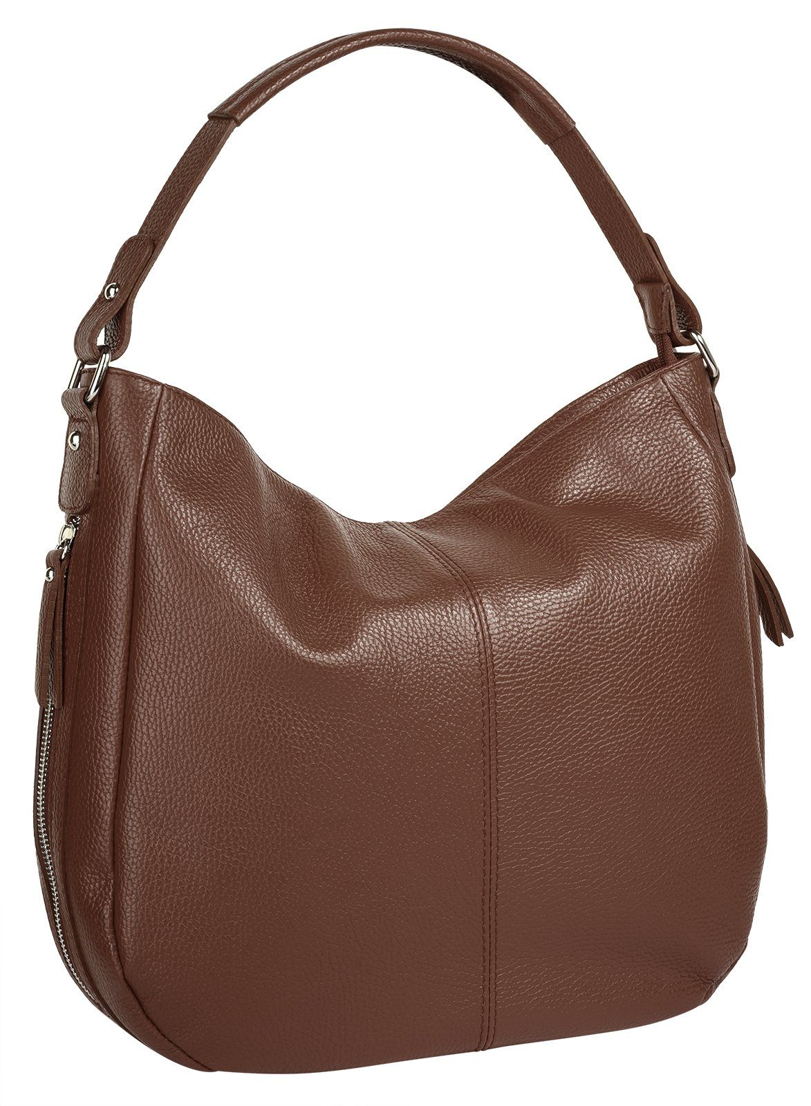 Cluty Shopper echt leer, made in italy