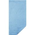 egeria handdoeken prestige in effen met rand (2 stuks) blauw