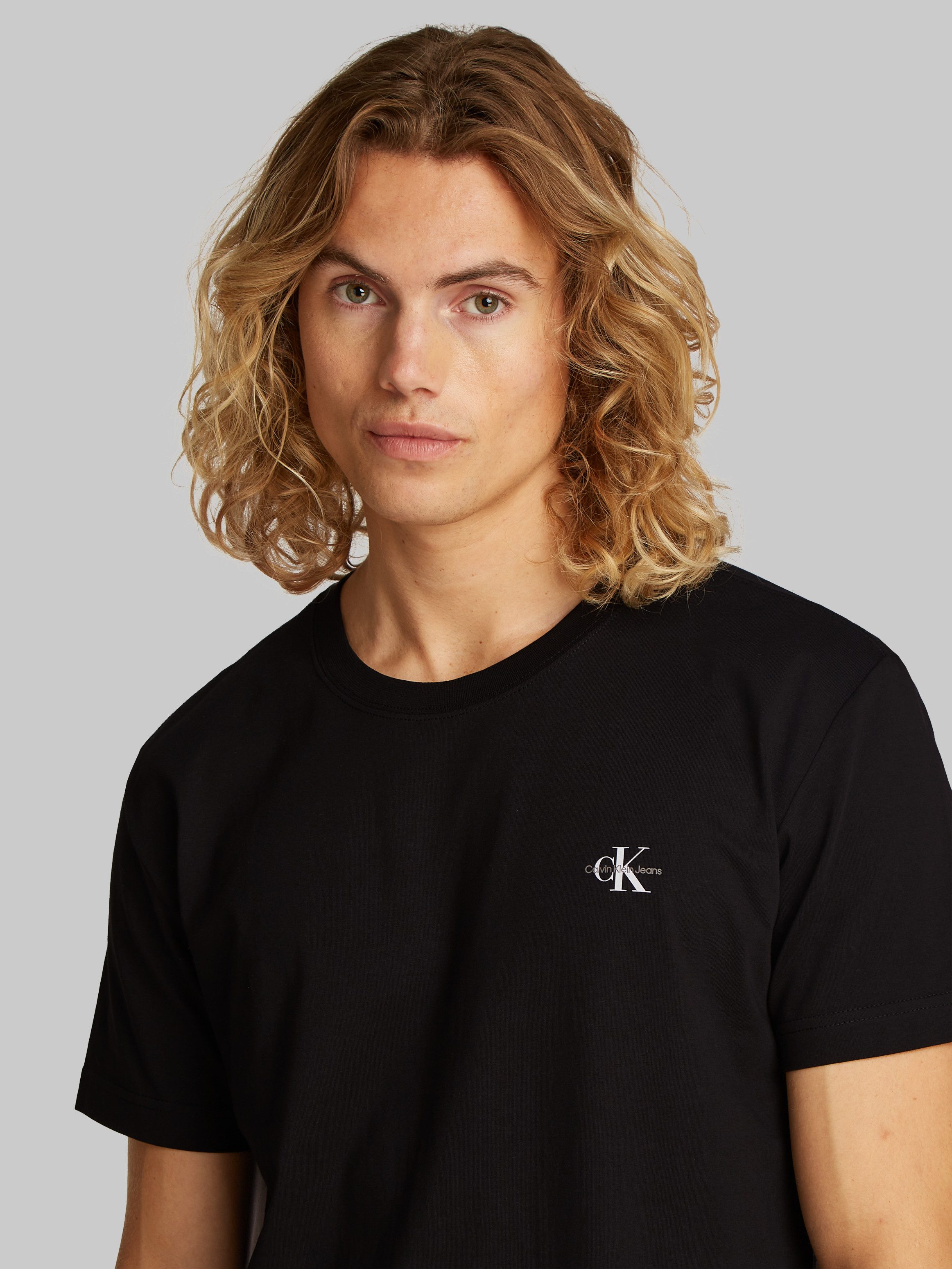 Calvin Klein T-shirt 2 PACK MONOLOGO (Set van 2)