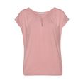 tamaris t-shirt met rijgkoord - nieuwe collectie roze