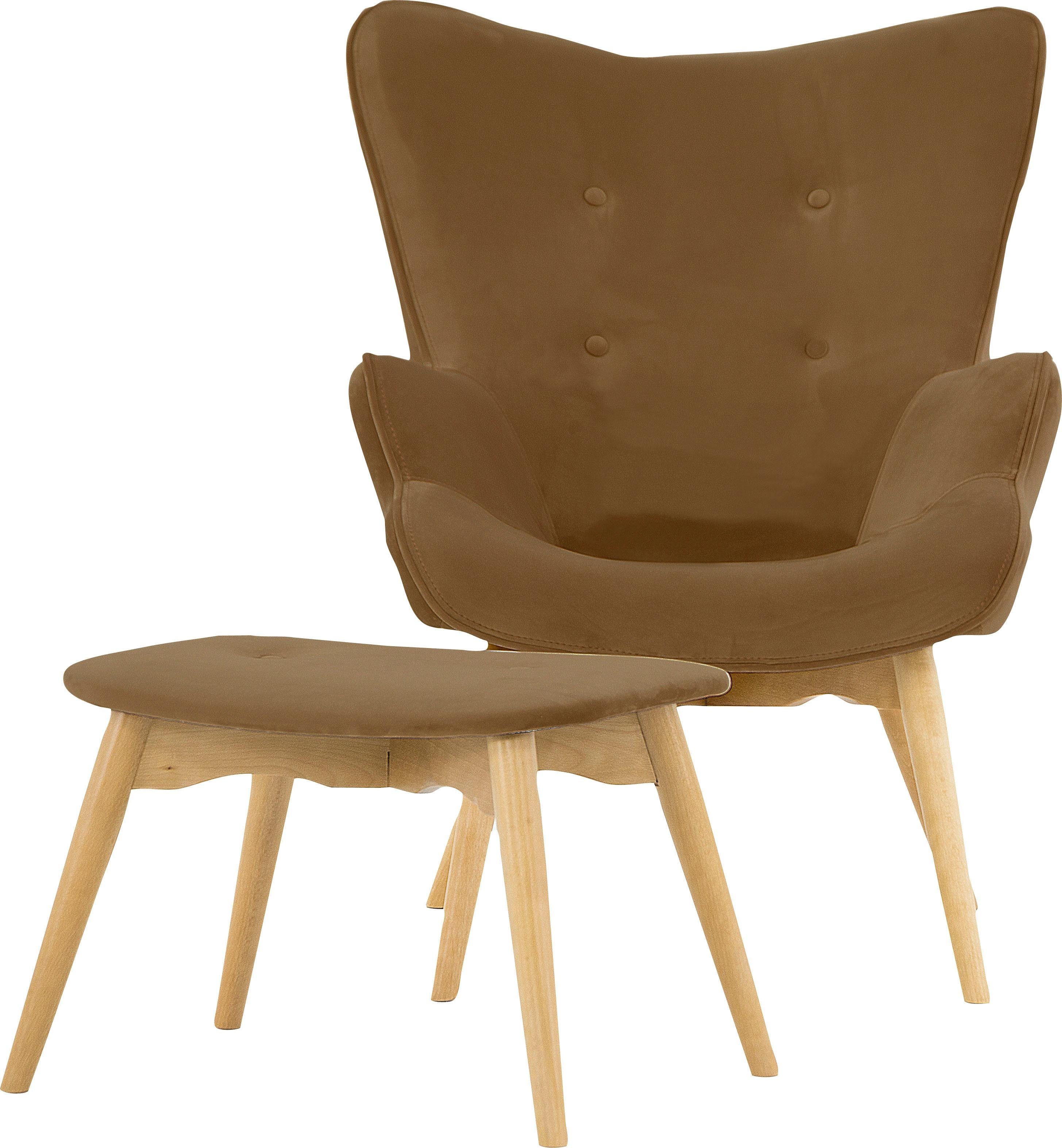 andas Fauteuil Egense naar keuze met of zonder hocker