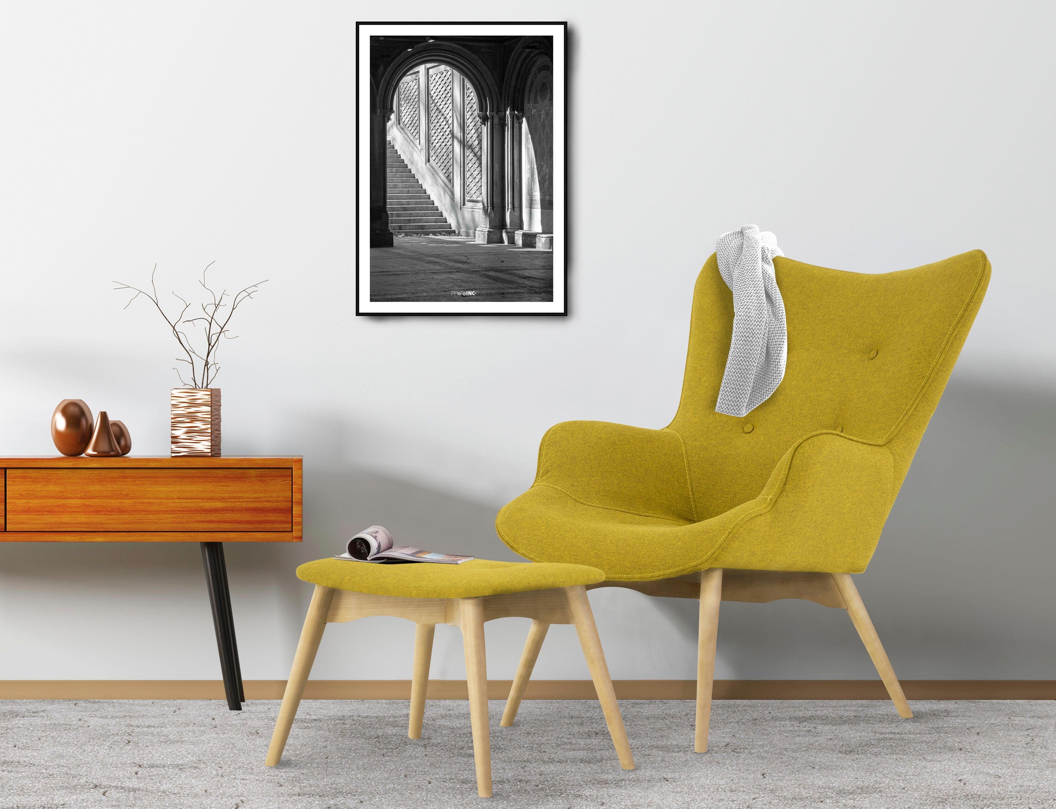 andas Fauteuil Egense naar keuze met of zonder hocker fauteuils geel