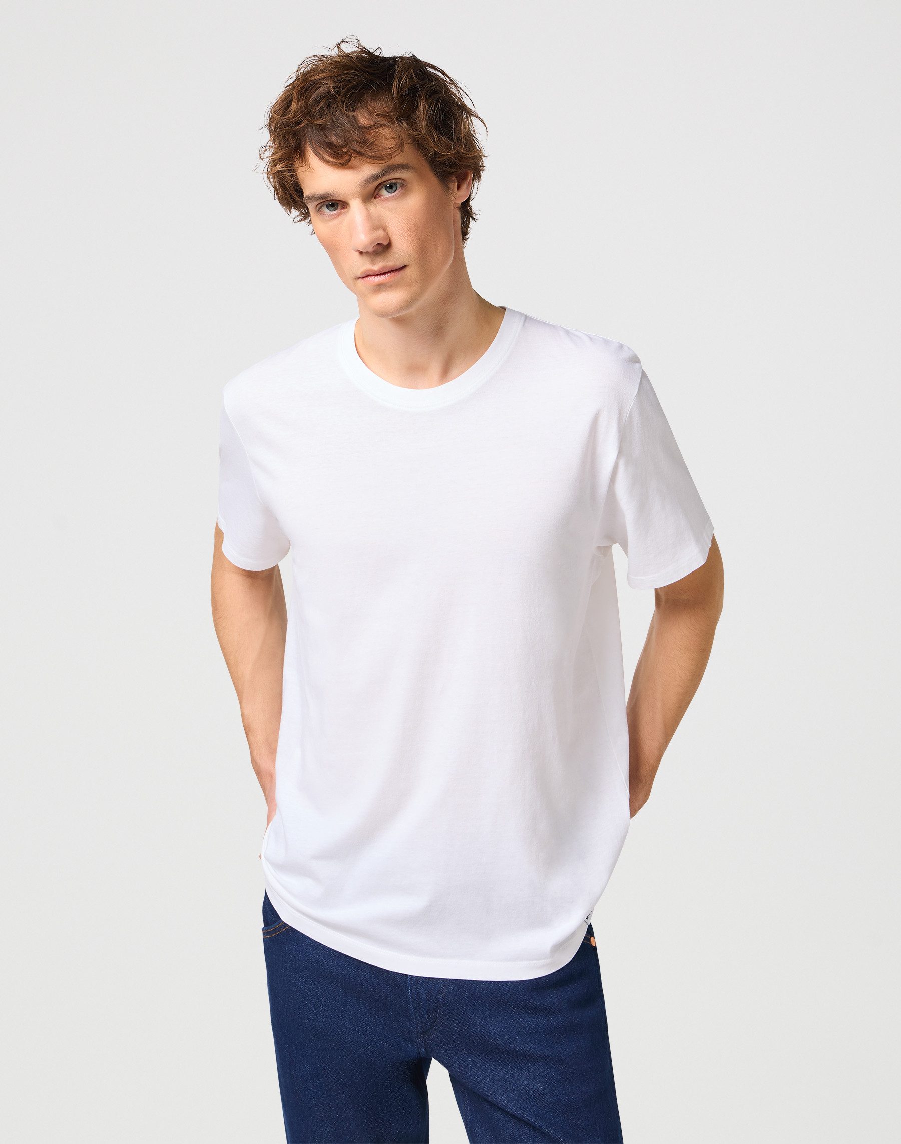 Wrangler Shirt met ronde hals (set, 2-delig)