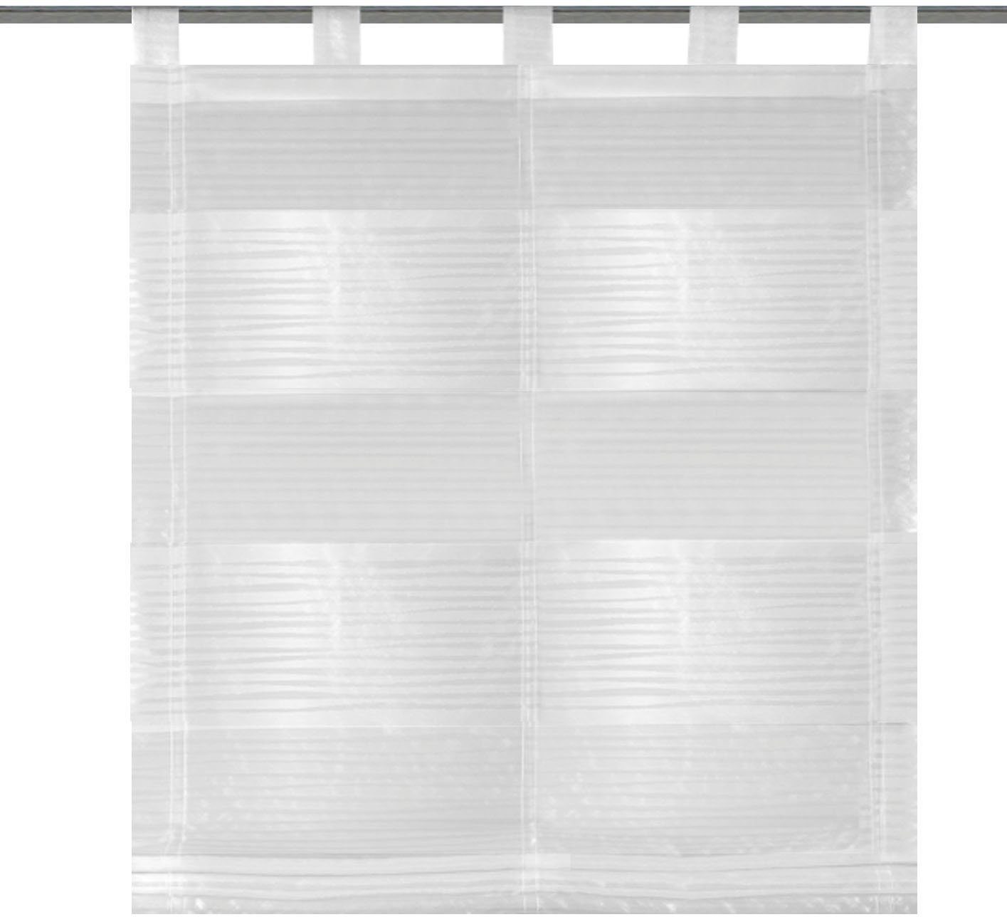 HOME WOHNIDEEN Romeins rolgordijn Gabi Effect voile (1 stuk)