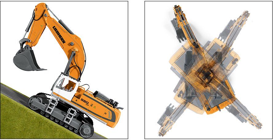 Siku RC-graafmachine SIKU Control, Liebherr R980 SME (6740)