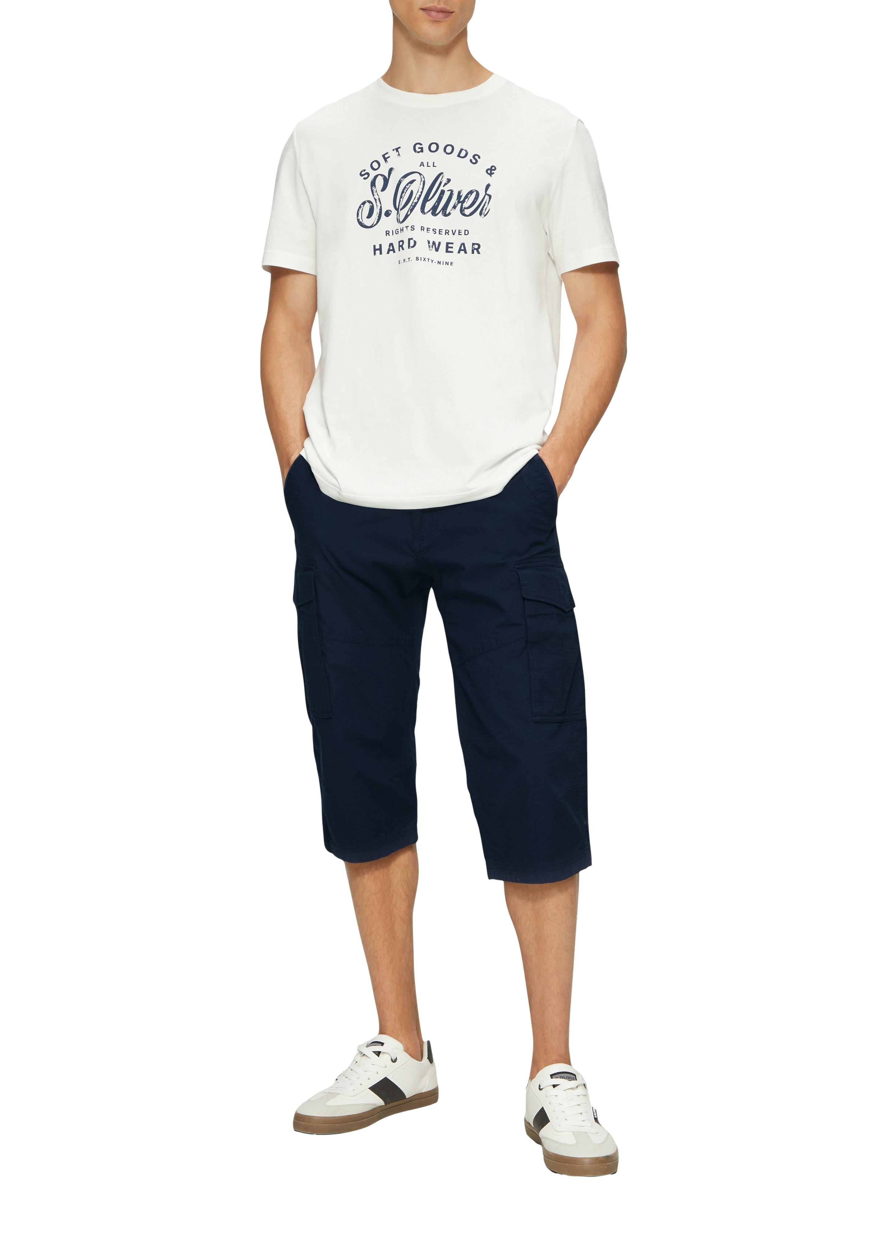 s.Oliver Cargobermuda met stretch
