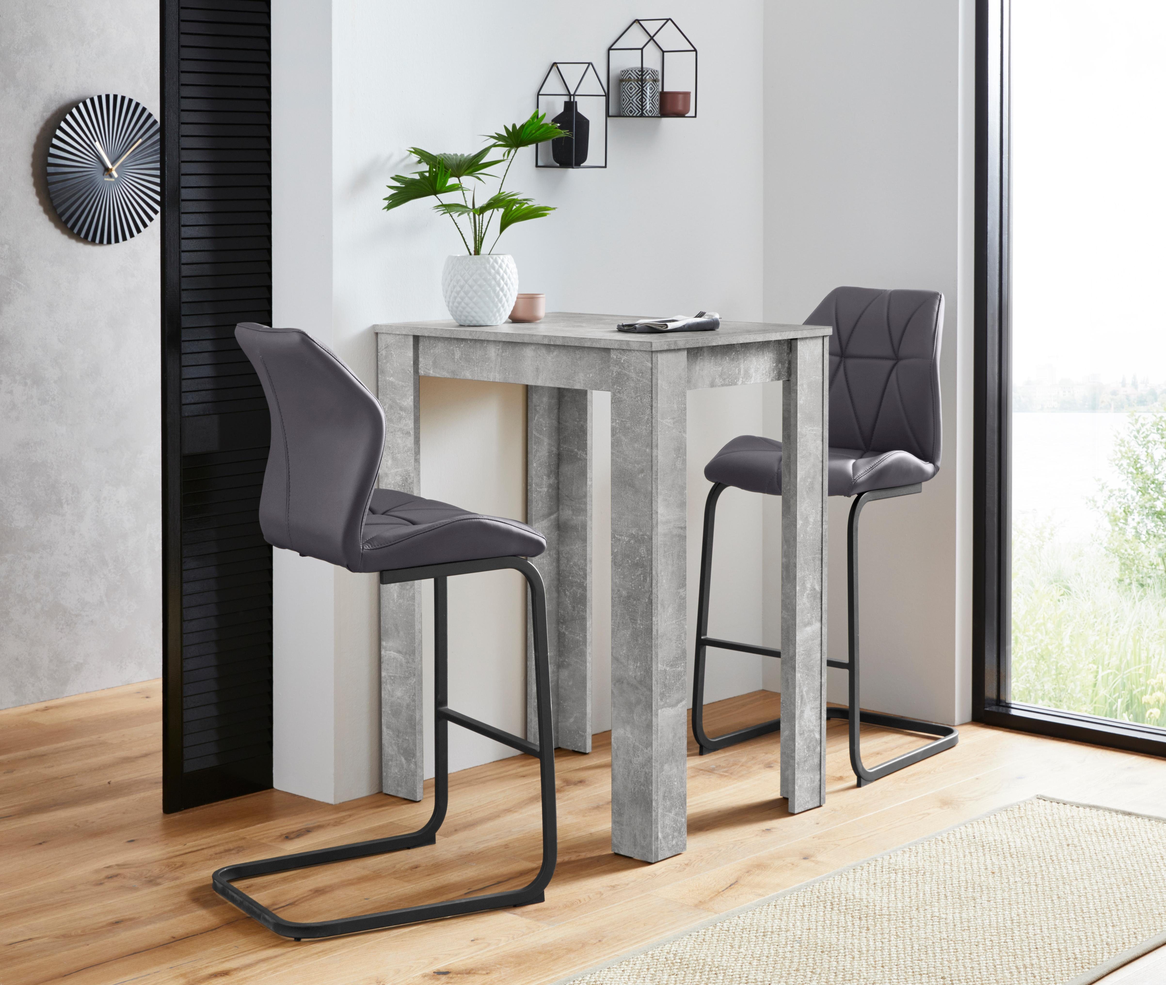Homexperts Barkruk Indira Overtrekstof imitatieleer (2 stuks)