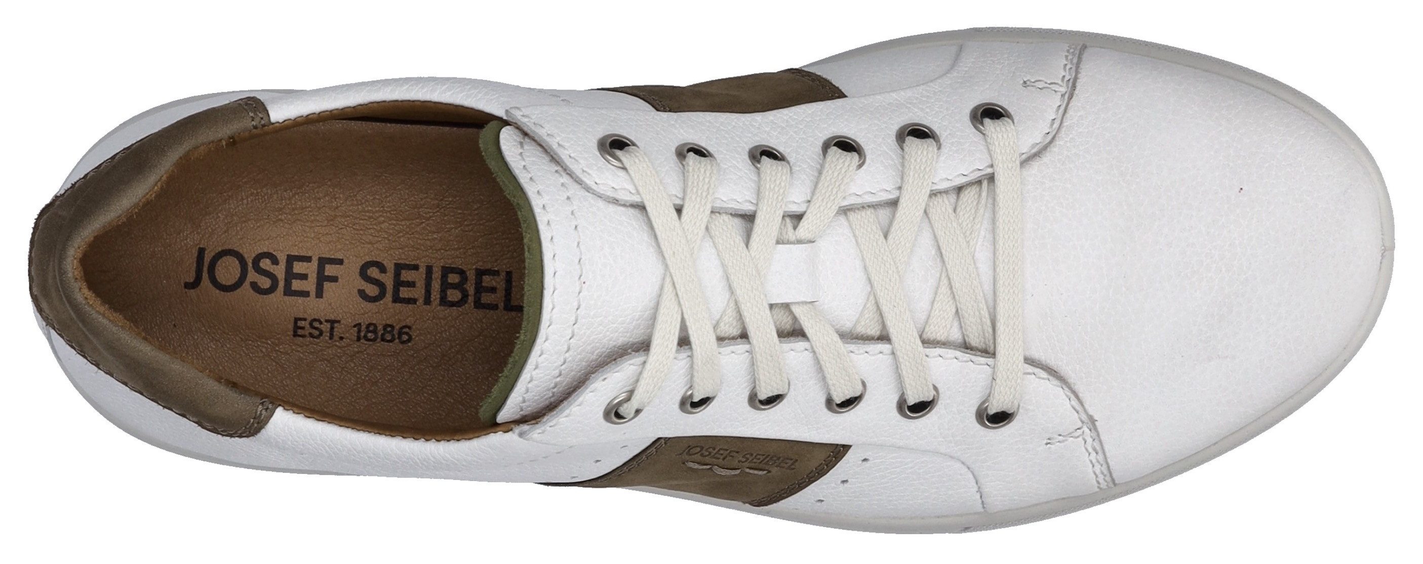 Josef Seibel Sneakers Maddox 04 , veterschoen, vrijetijdsschoen, comfort-schoen met leren binnenzool