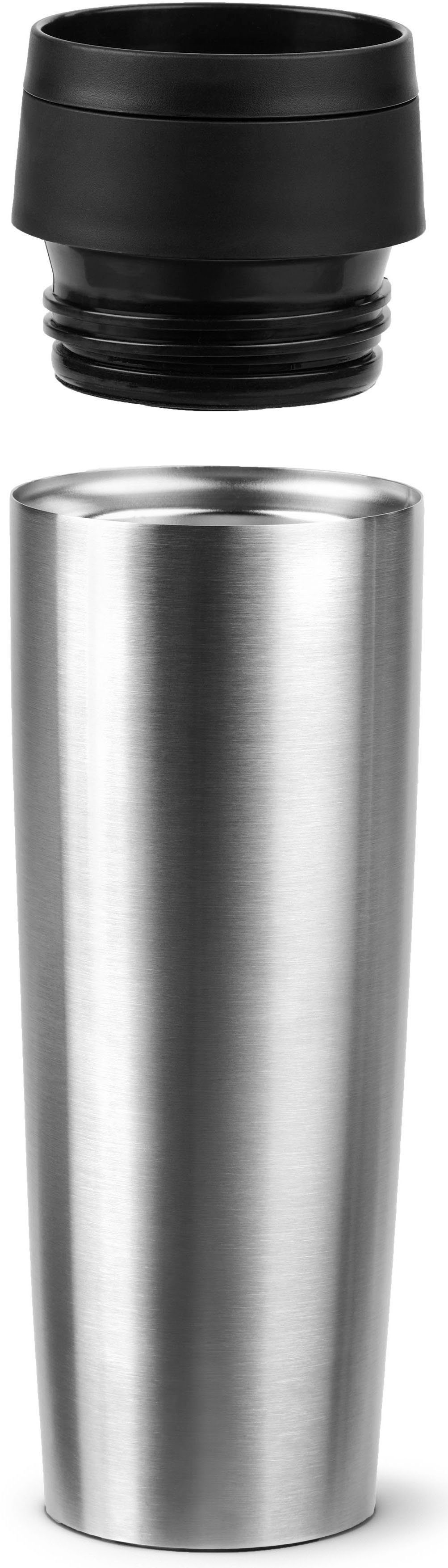 Emsa Thermosbeker Travel Mug Classic, met 360° drinkopening 4u heet, 8u koud - 360 ml / 6u heet, 12u koud - 500 ml, 100% dicht