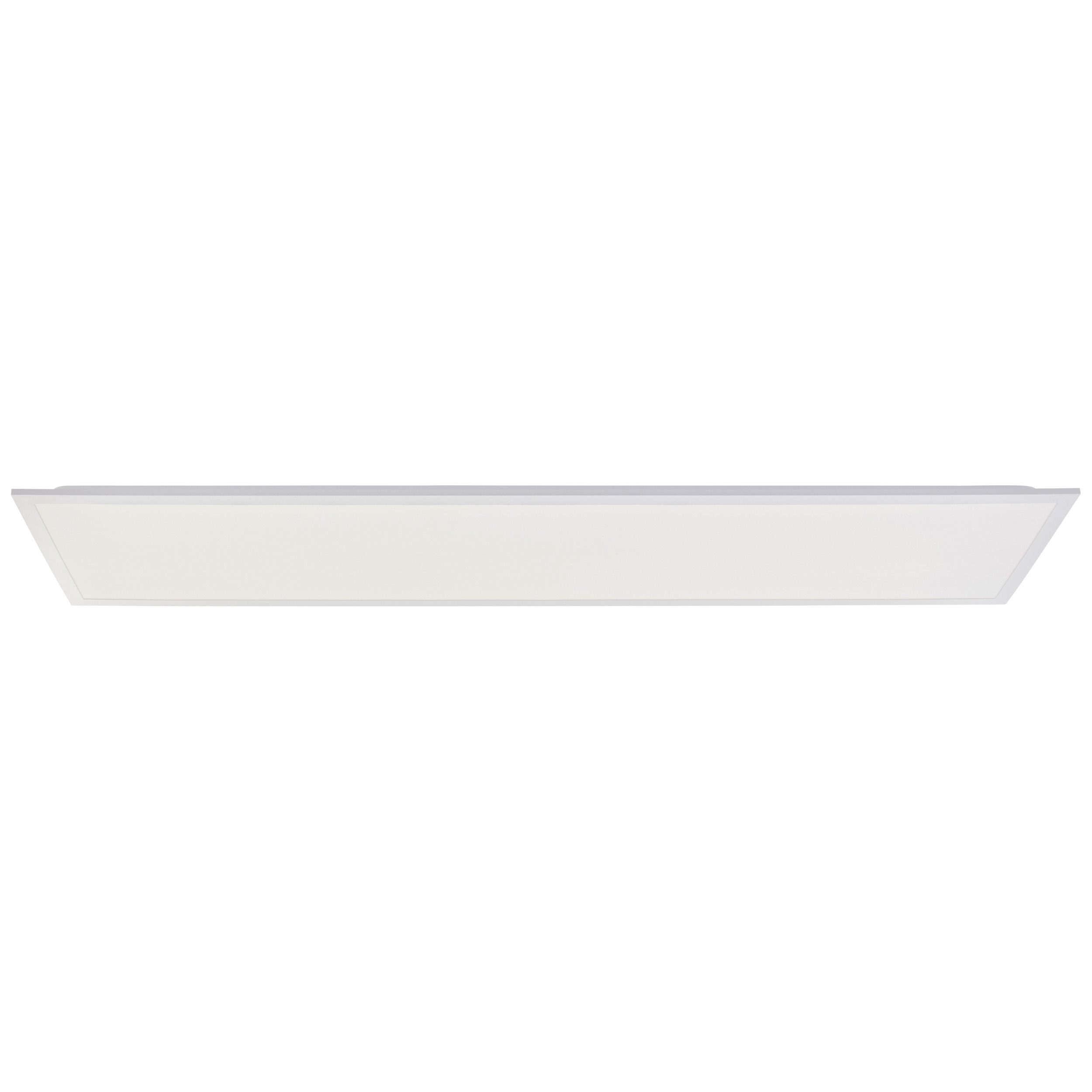 Brilliant Leuchten Led-plafondlamp Briston LED plafondopbouw-paneel, 120x30 cm, 4600 lm, 4000 K, aluminium