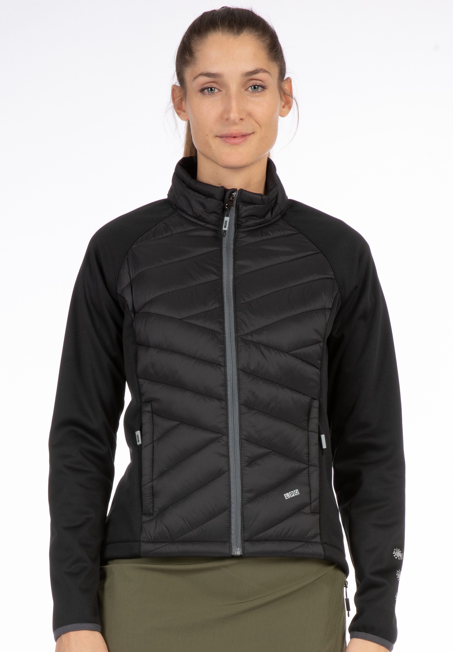 LPO Fleecejack EDINA II WOMEN zachte hybride fleecejack in traditionele uitstraling