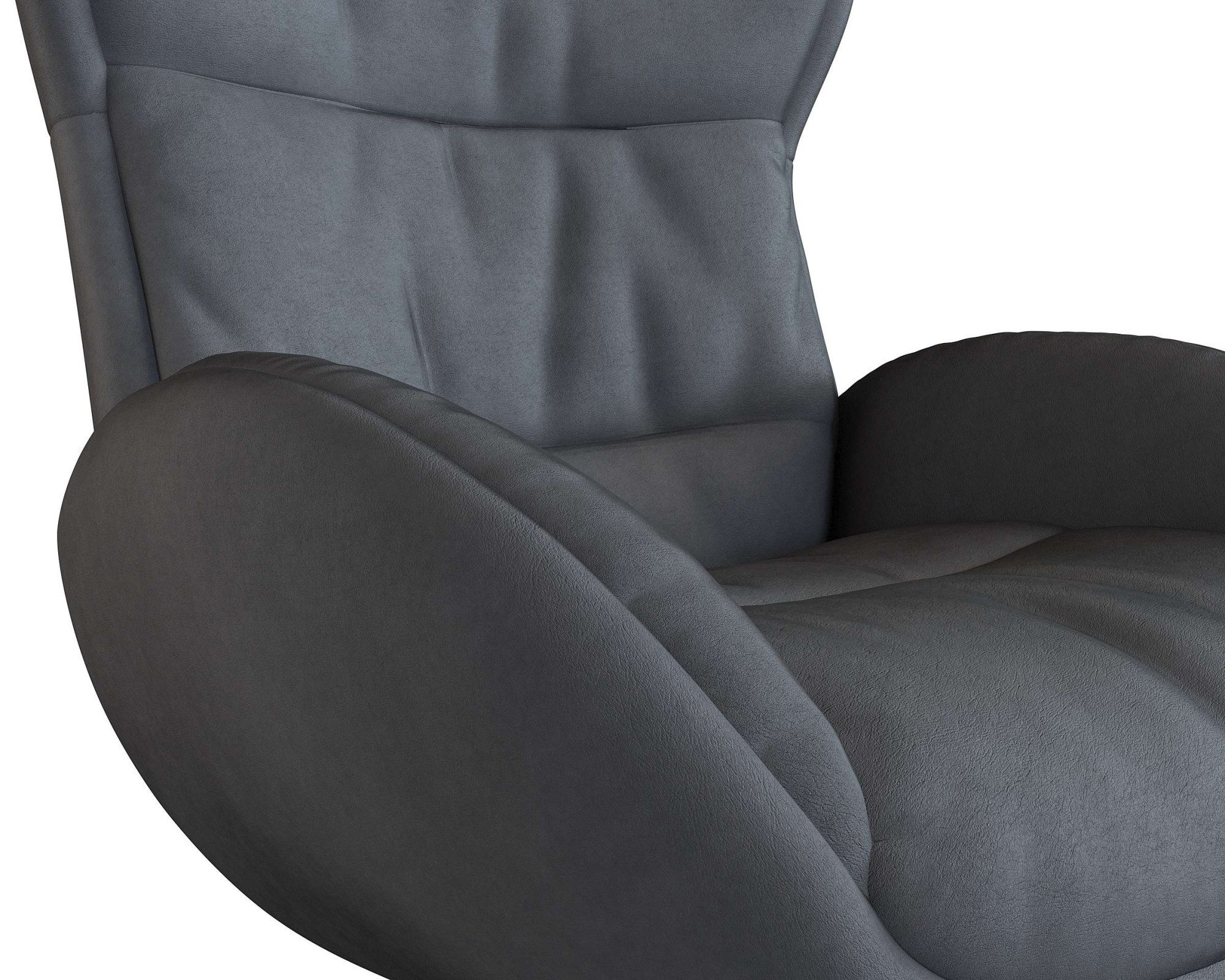 FLEXLUX Relaxfauteuil Haze, TV-stoel, fauteuil, stoffeerstoel Rugdeelverstelling, draaibaar, voet van aluminium