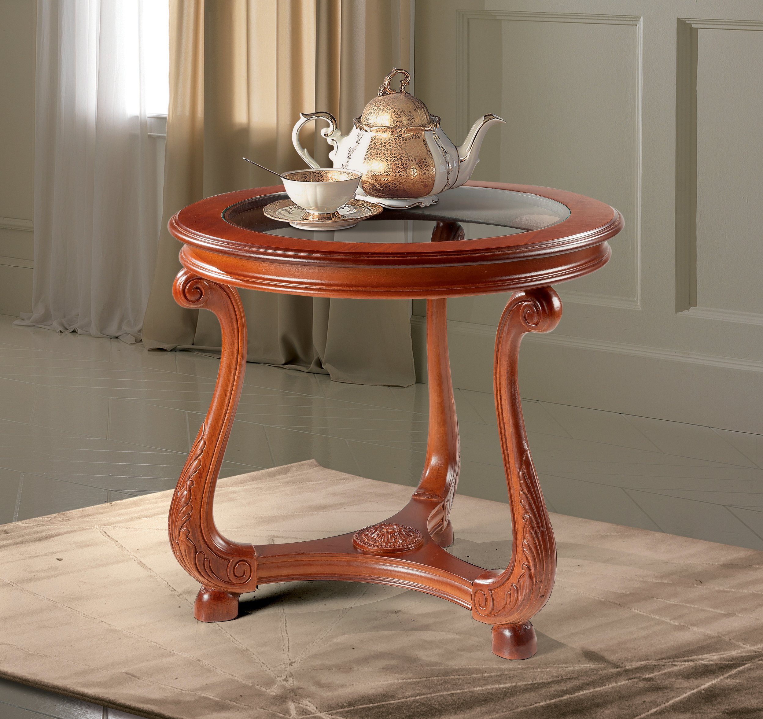 Home affaire Bijzettafel Raffaello Breedte 60 cm bijzettafels bruin