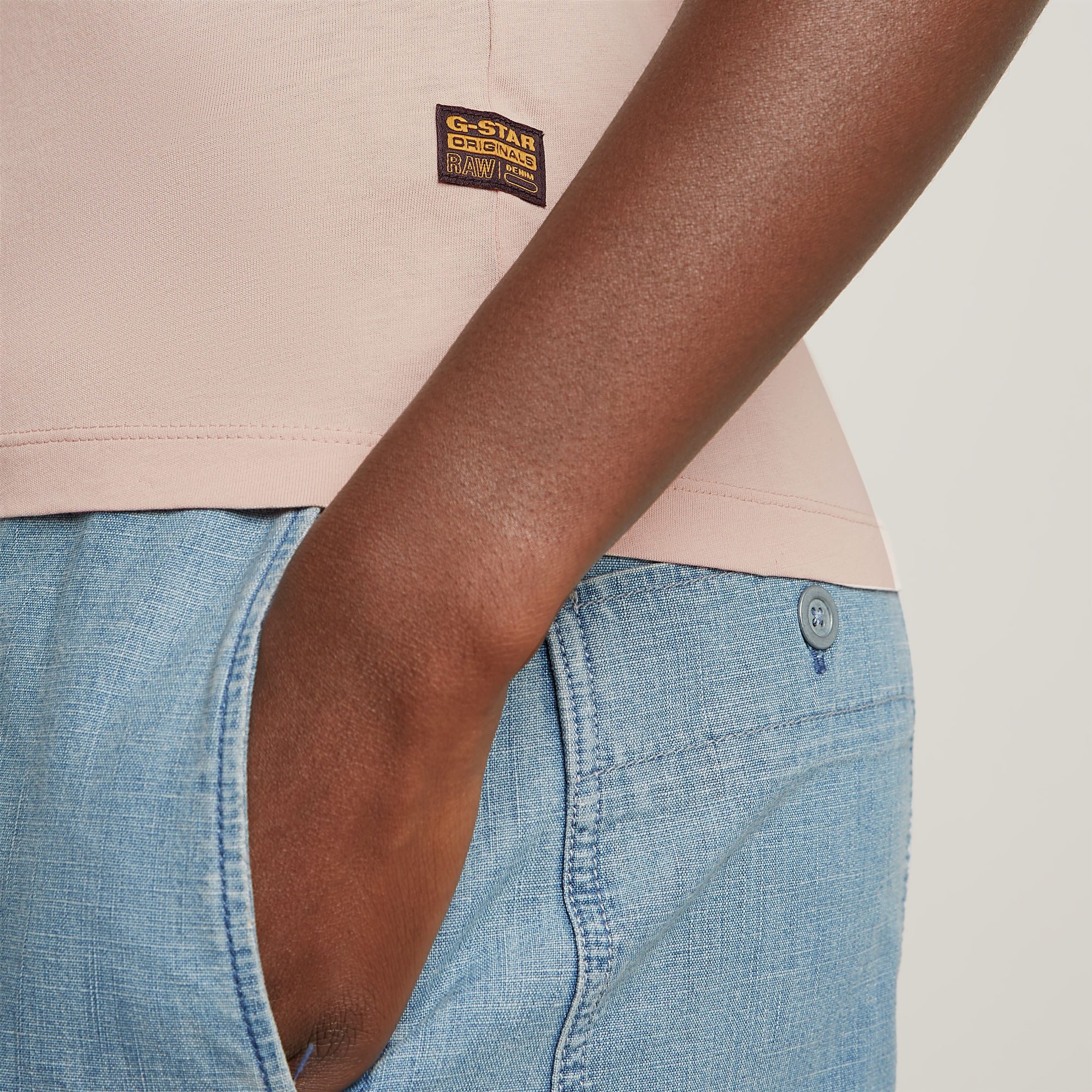 G-Star RAW Shirt met V-hals Eyben