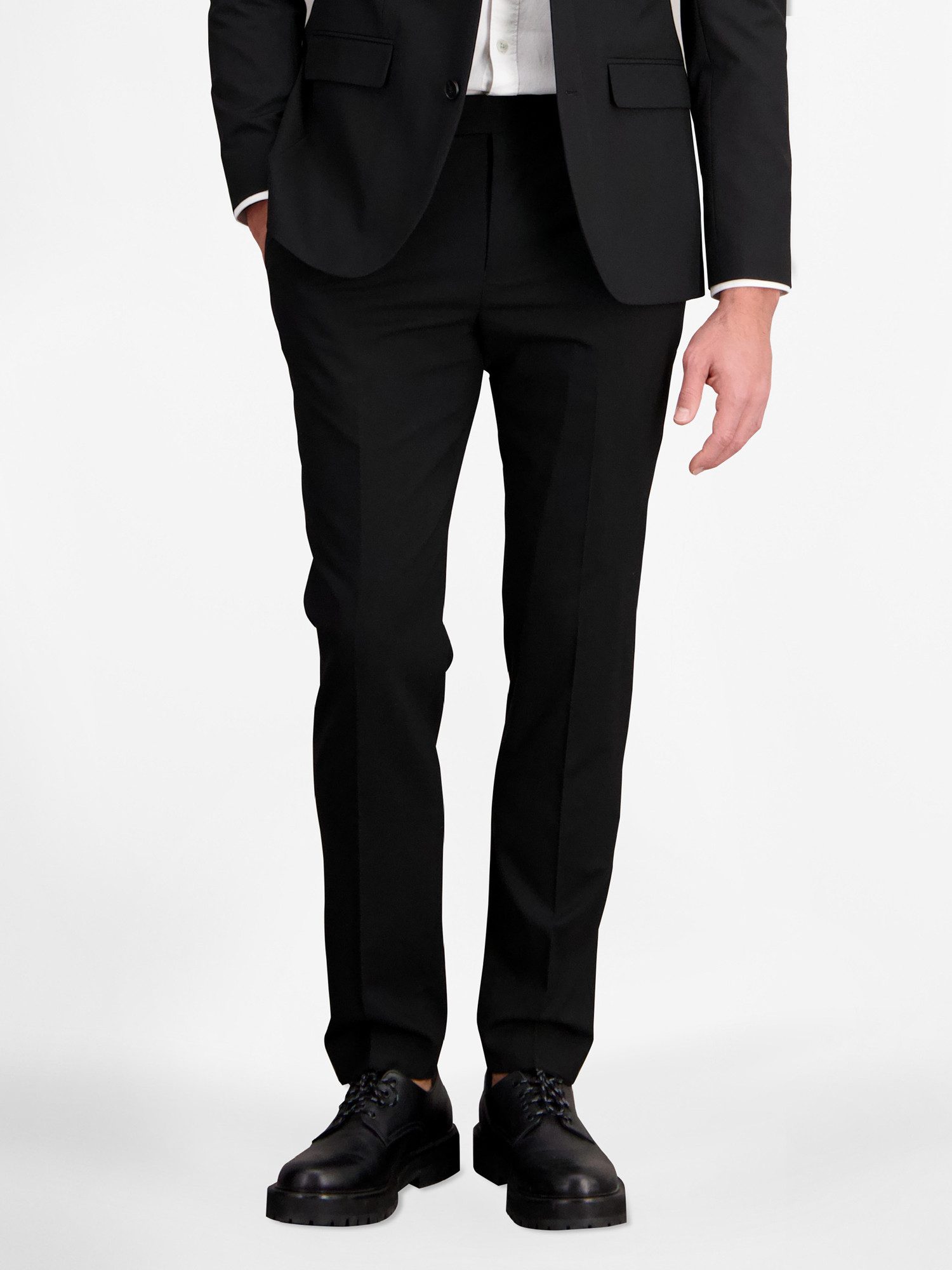 Lerros Goed te combineren broek LERROS heren pantalon met stretchpercentage, recht gesneden (set)