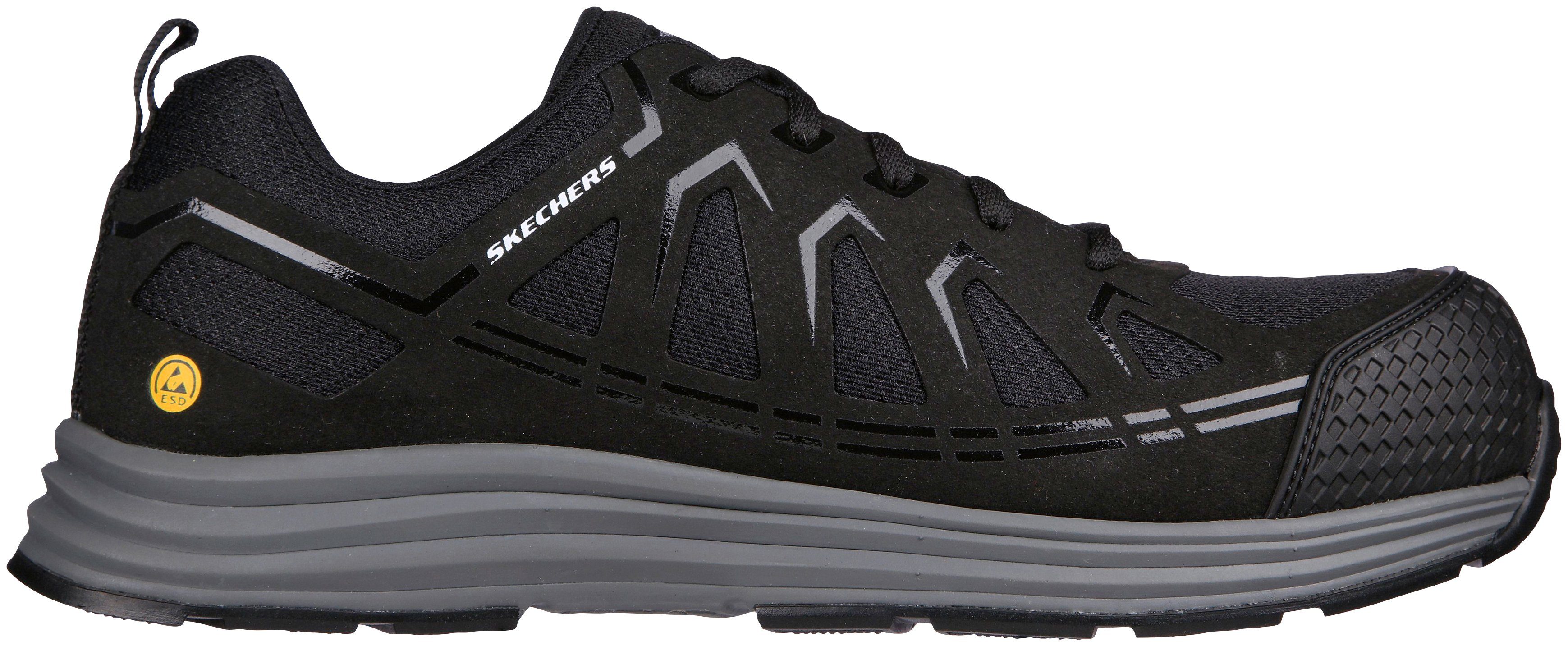 Skechers Veiligheidsschoenen MALAD II S1 P ESD, licht en sportief, penetratiebestendig, comfortabel, ademend