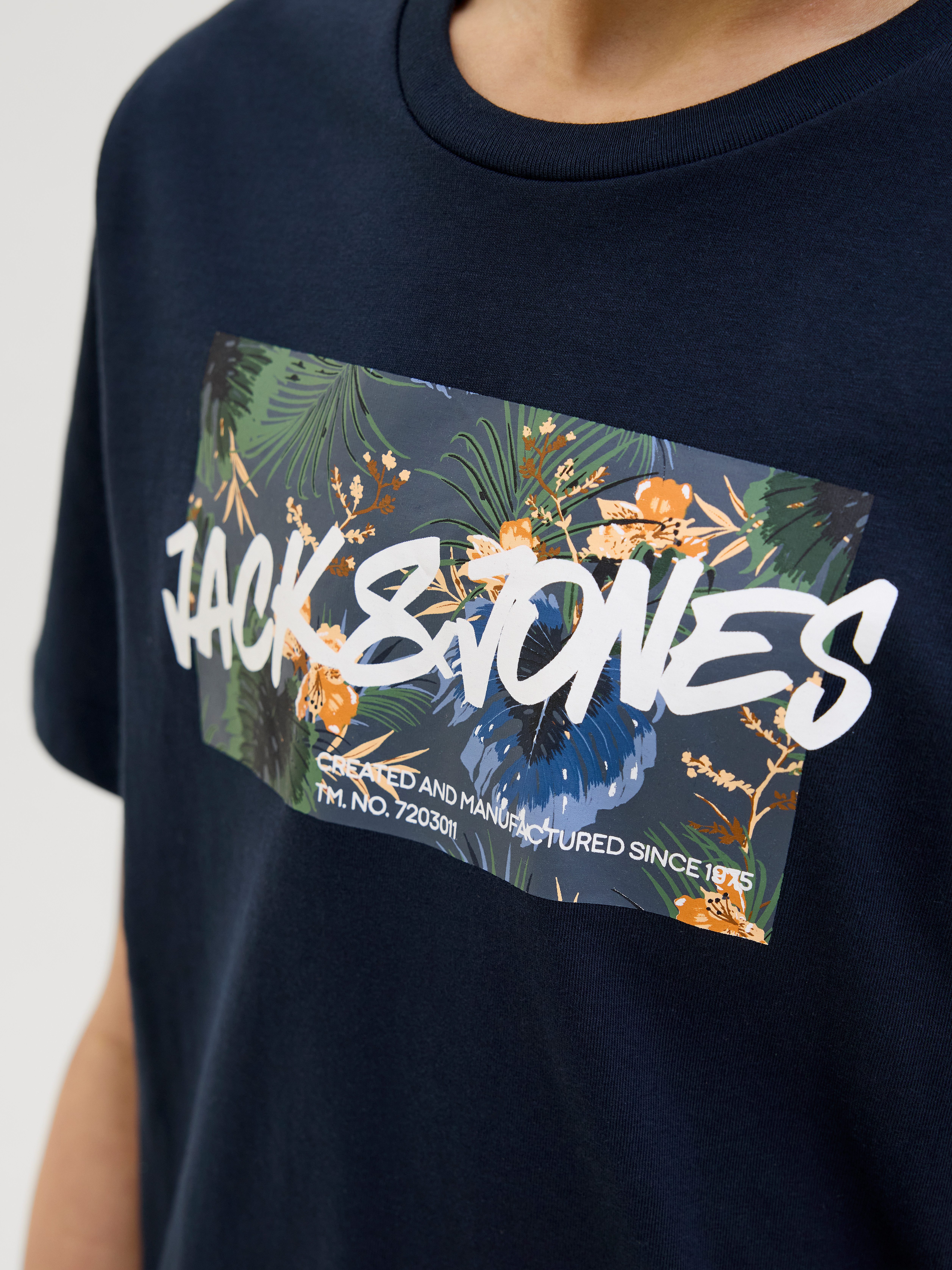 Jack & Jones Junior T-shirt JJHAWAII SHAPE TEE SS CREW NECK JNR