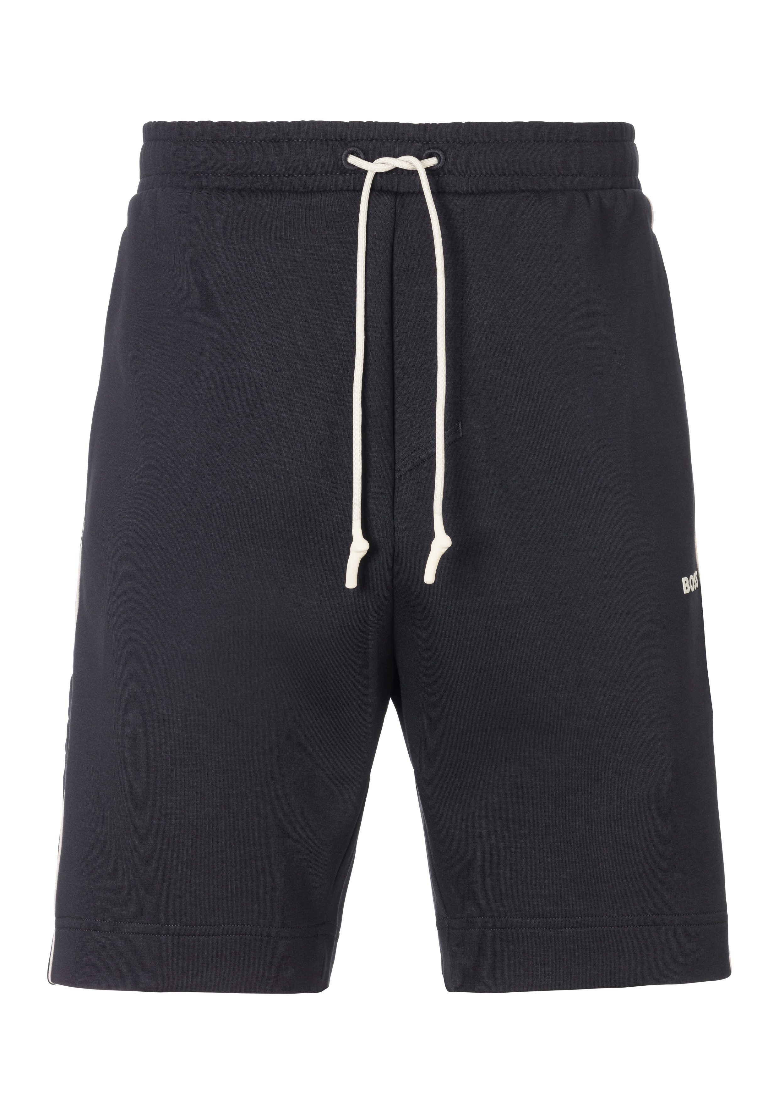 BOSS GREEN Sweatshort Headlo 1 met achterzak heren sportshorts maat S zwart