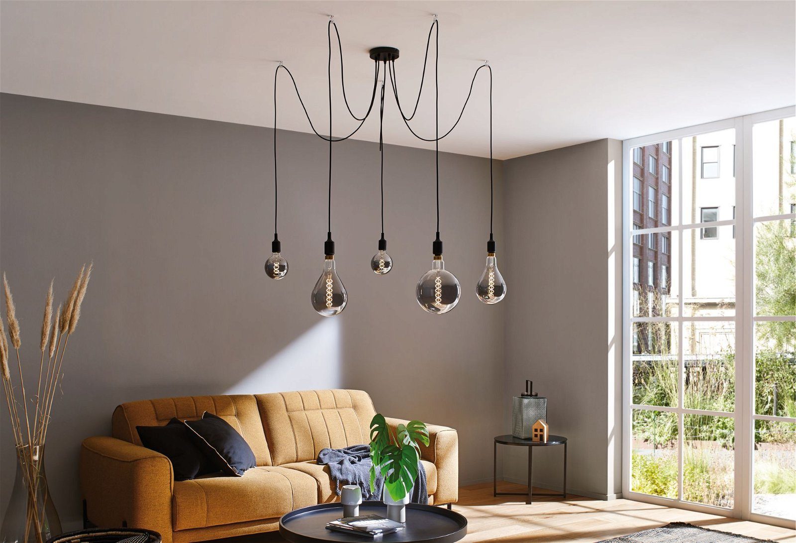 Paulmann Led-verlichting BigDrop 200lm 1800K smoke 7W dubbele spiraal 230V filament (1 stuk)