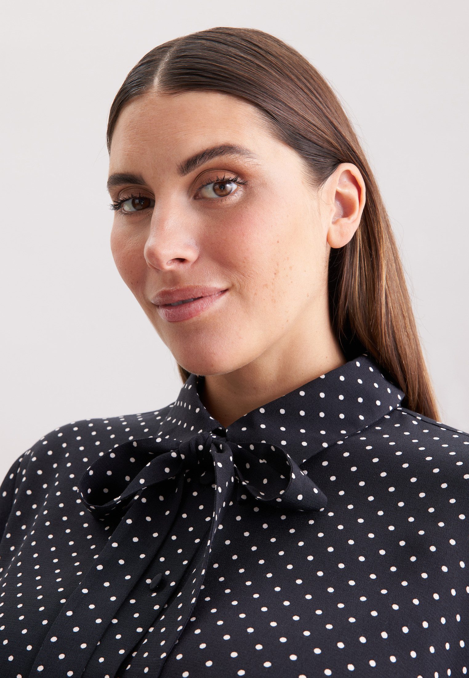 seidensticker Klassieke blouse Zwarte roos