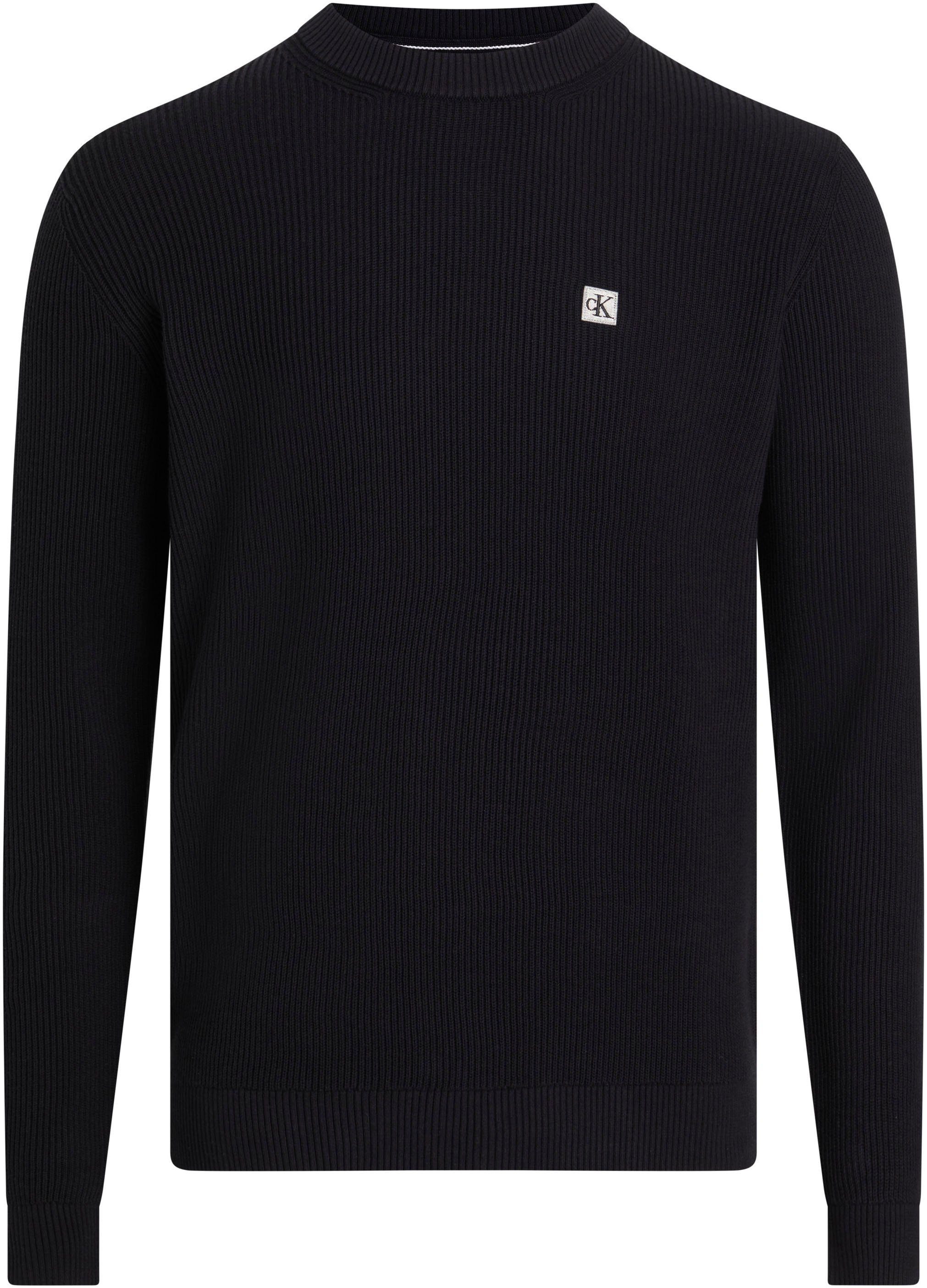 Calvin Klein Trui met ronde hals CK EMBRO BADGE SWEATER