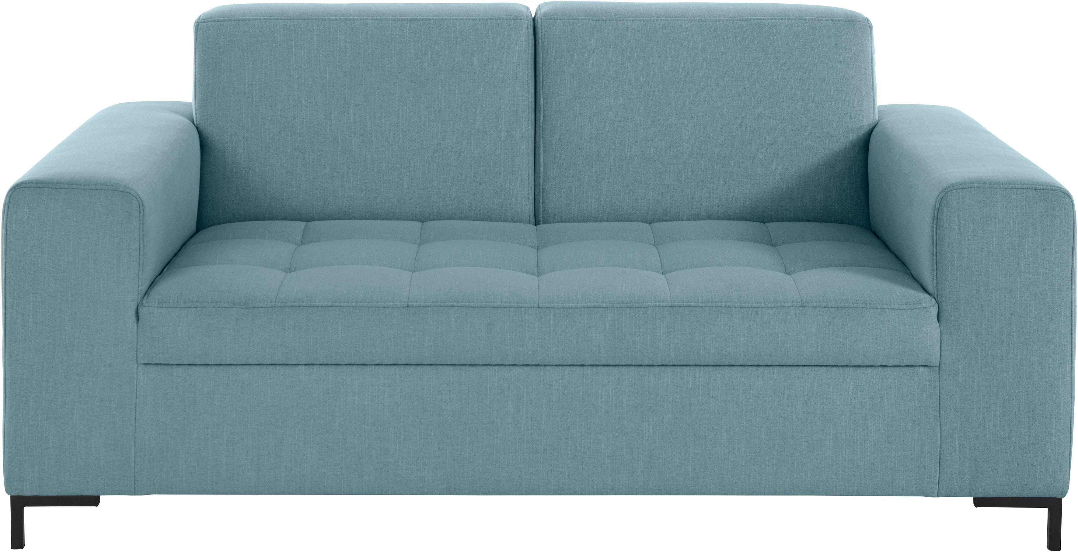 OTTO products 2-zitsbank Grazzo hoogwaardige stoffen van gerecycled materiaal, stiksels op de zitting