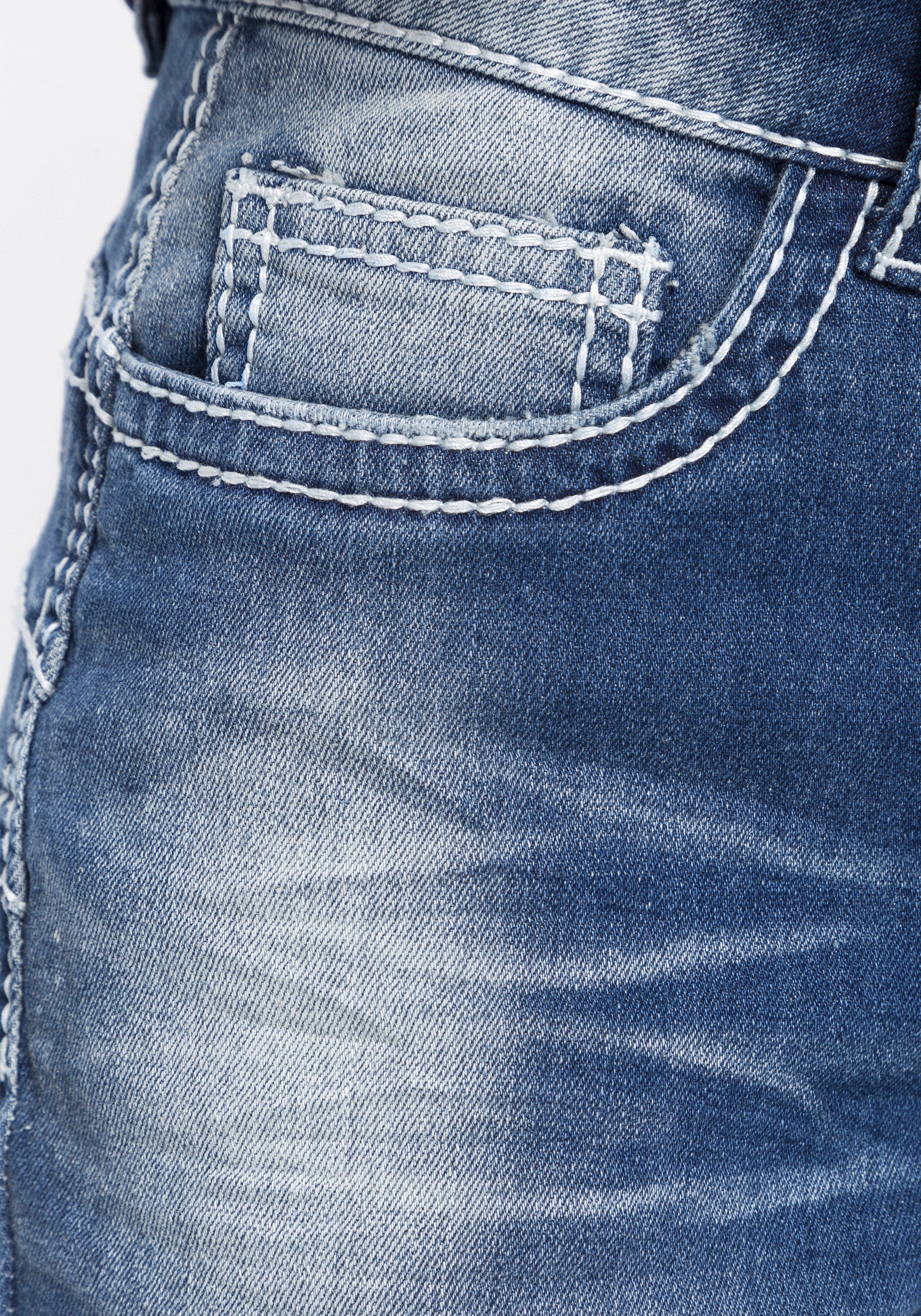 Arizona Slim fit jeans Heavy Washed - Shaping