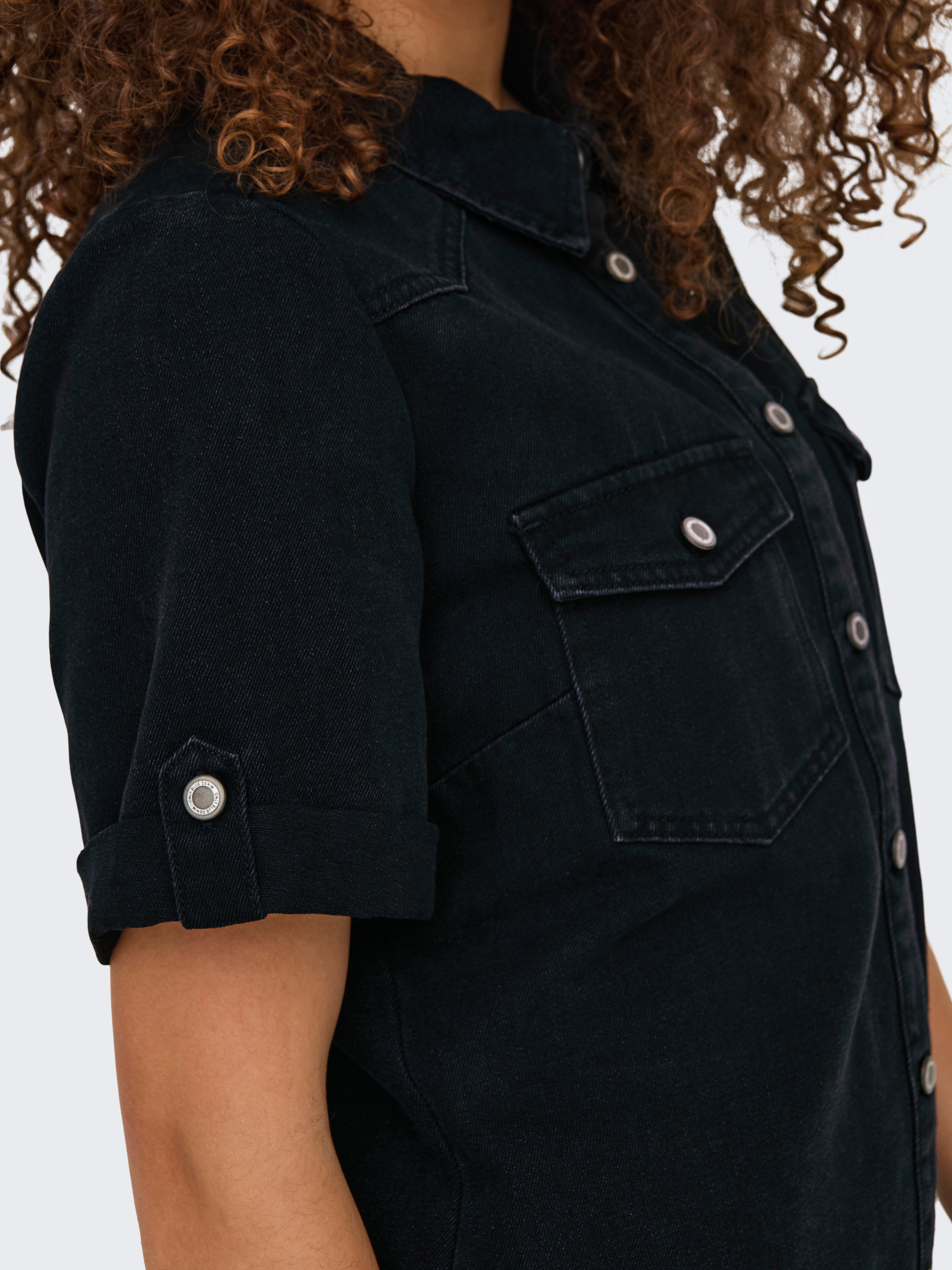 Only Jeans jurk ONLLISA S/S DNM DRESS GUA