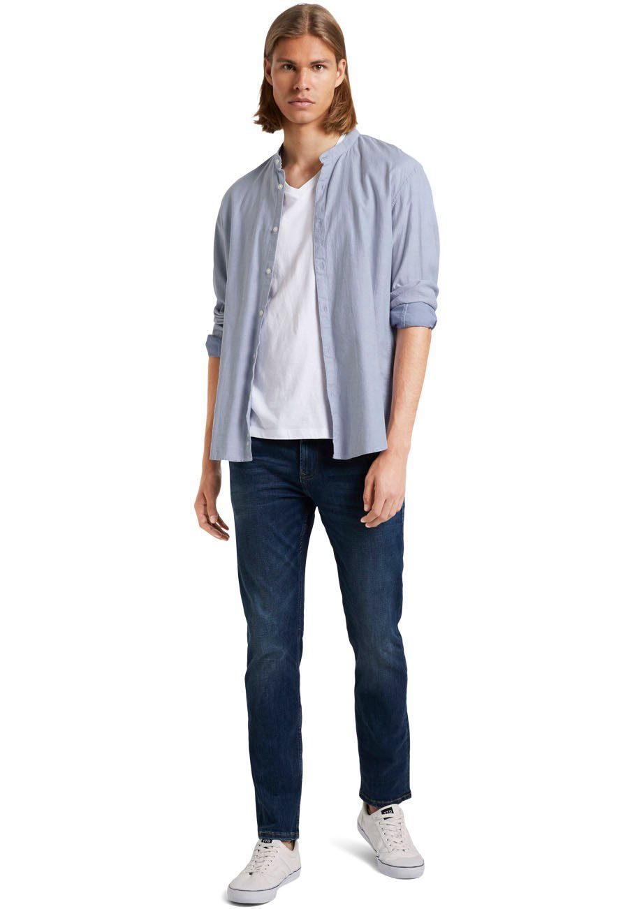 Tom Tailor Denim 5-pocket jeans PIERS met geruit patroon