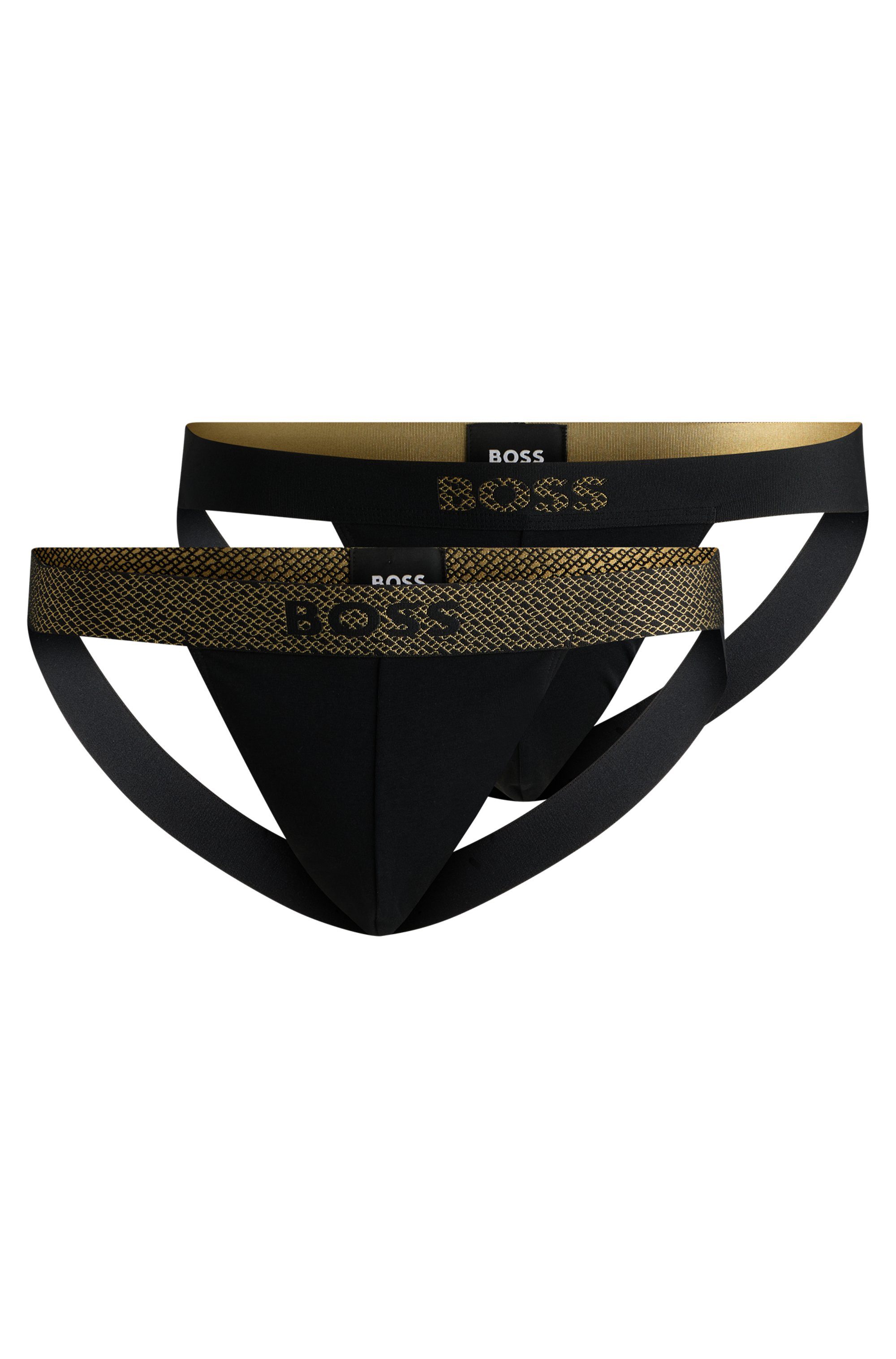 BOSS String Jock Strap 2P Gift met elastische taille