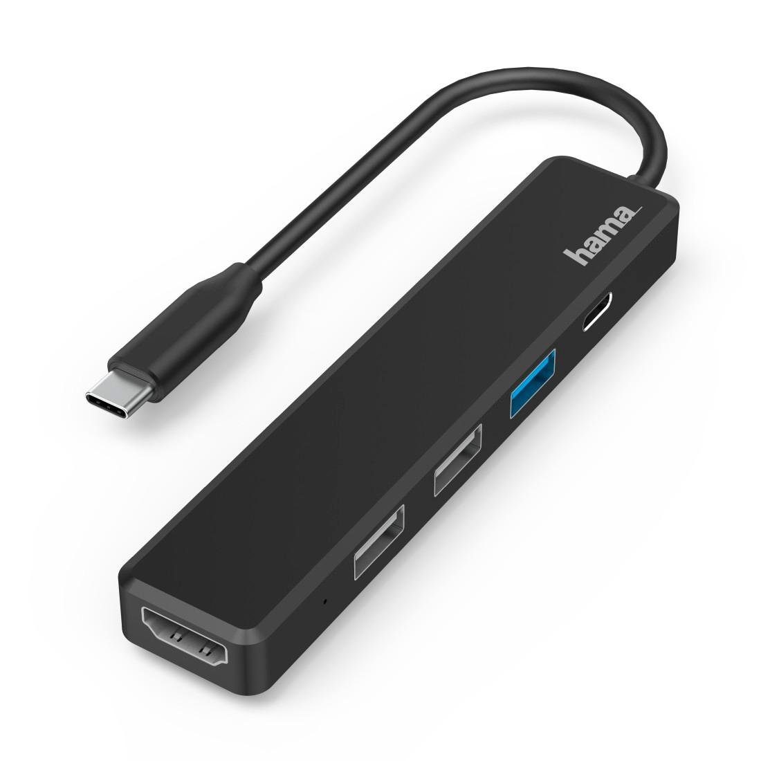 Hama USB-adapter USB-C Hub Multiport, 5 Ports, 3x USB A, USB C, HDMI™, Notebook, Laptop