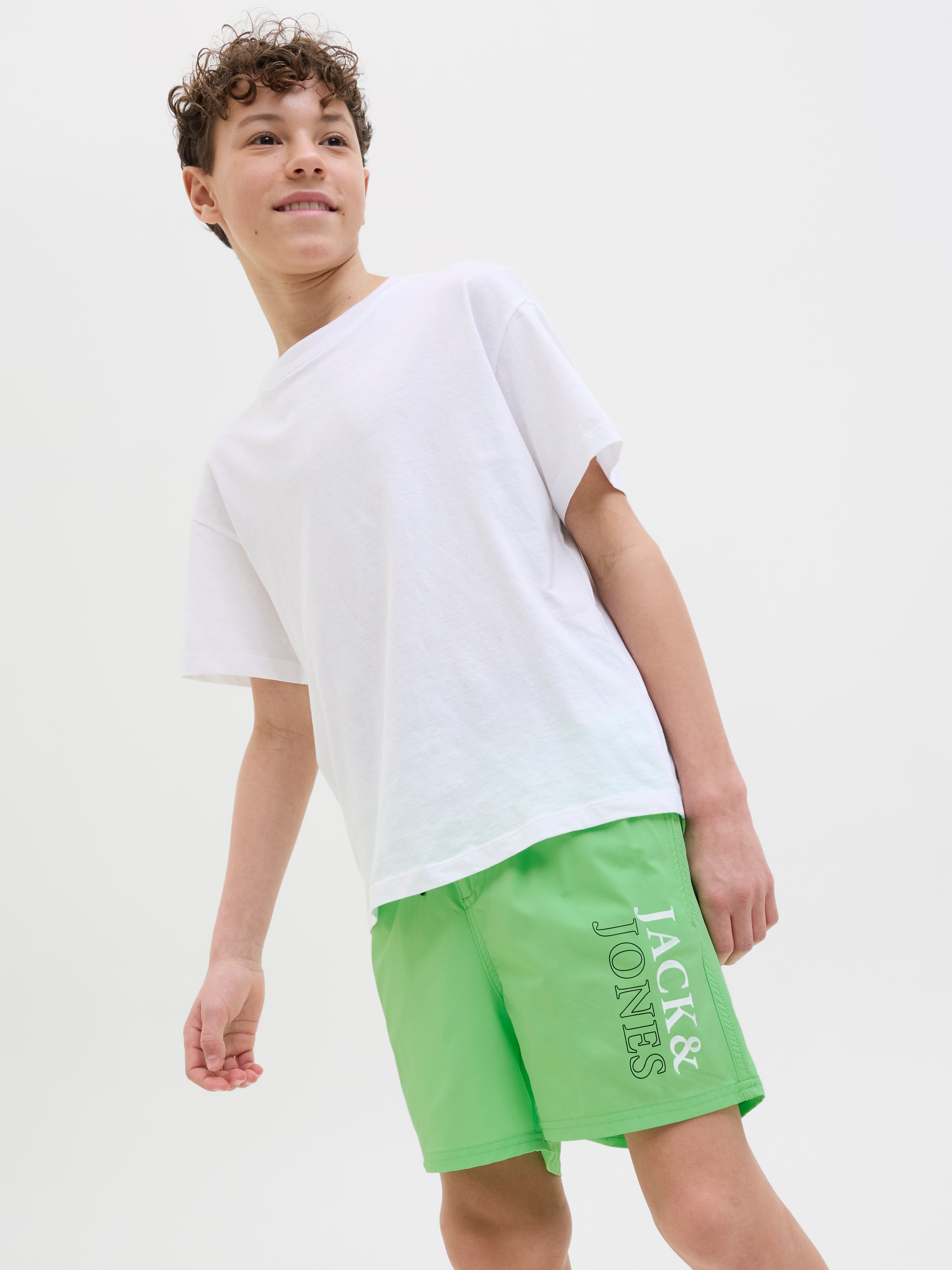 Jack & Jones Junior Zwemshort JPSTMAUI JJSWIM DOUBLE LOGO AKM SN JNR