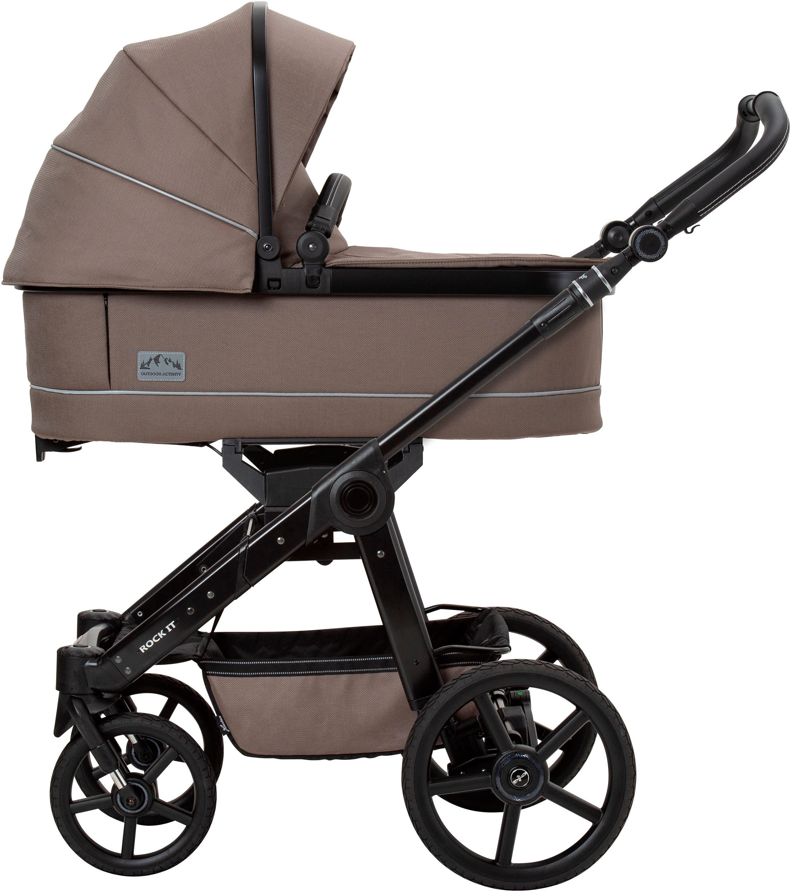 Hartan Combi-kinderwagen Rock it GTR Outdoor mit Handbremse (set)