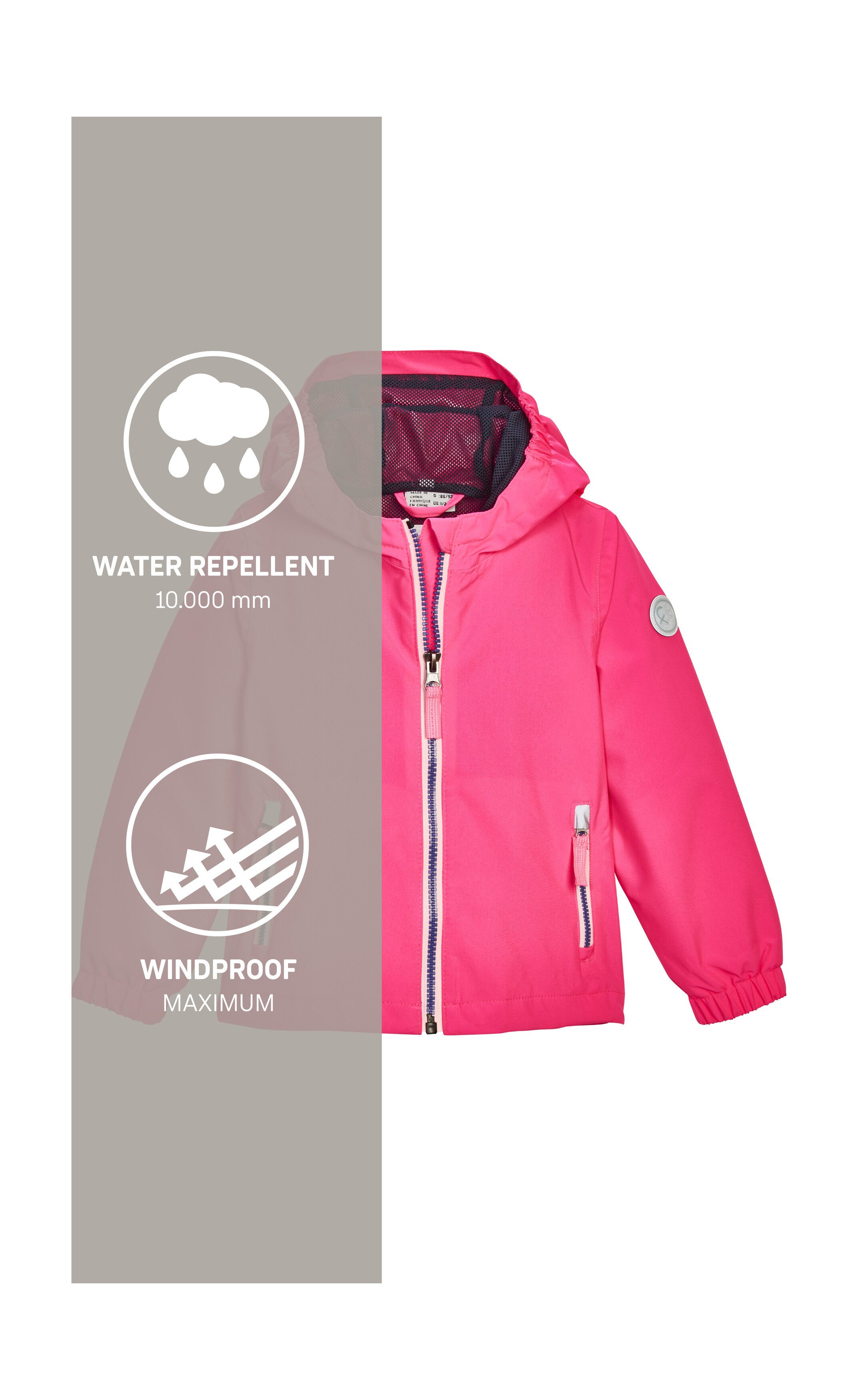 first instinct by killtec Functioneel jack FIOS 10 MNS JCKT Water- en winddicht, mouwen met Grow-Up functie, kinbescherming